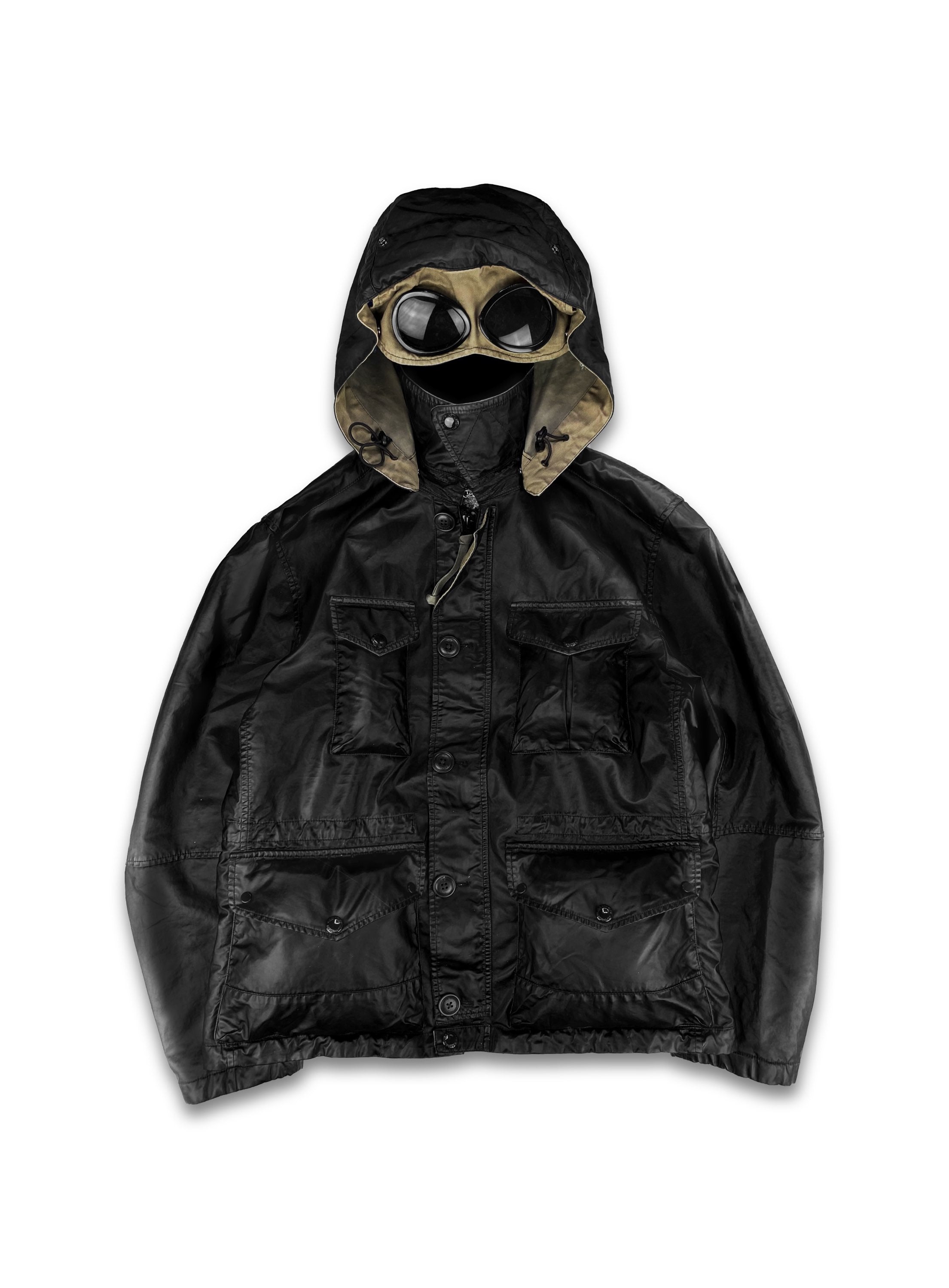 00s C.P. Company ‘Goggle’ 3D Cargo Pocket Rubberized Jacket