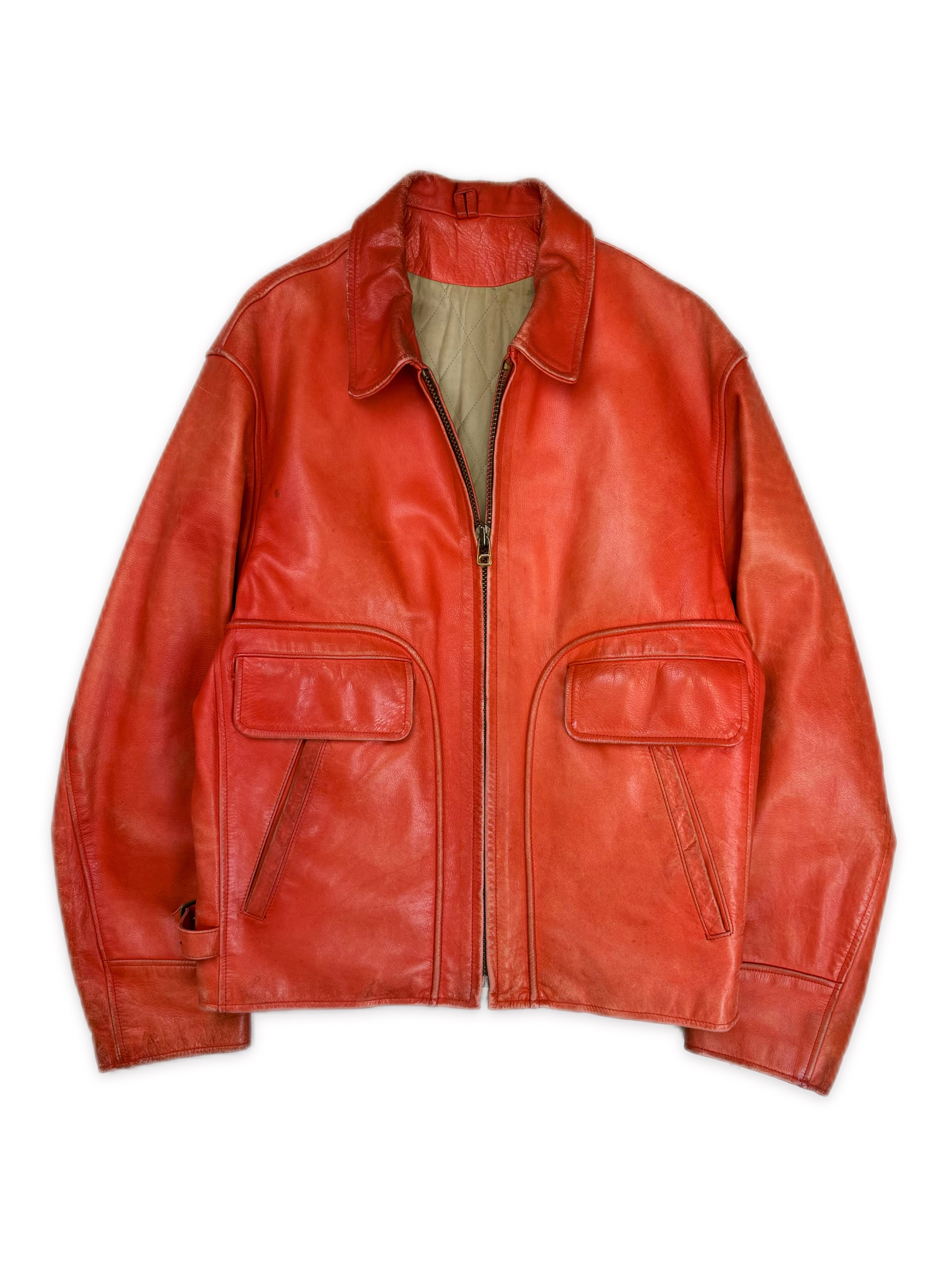 AW91 Yohji Yamamoto Homme 6.1 The Men Mermaid Pin Up Leather Jacket