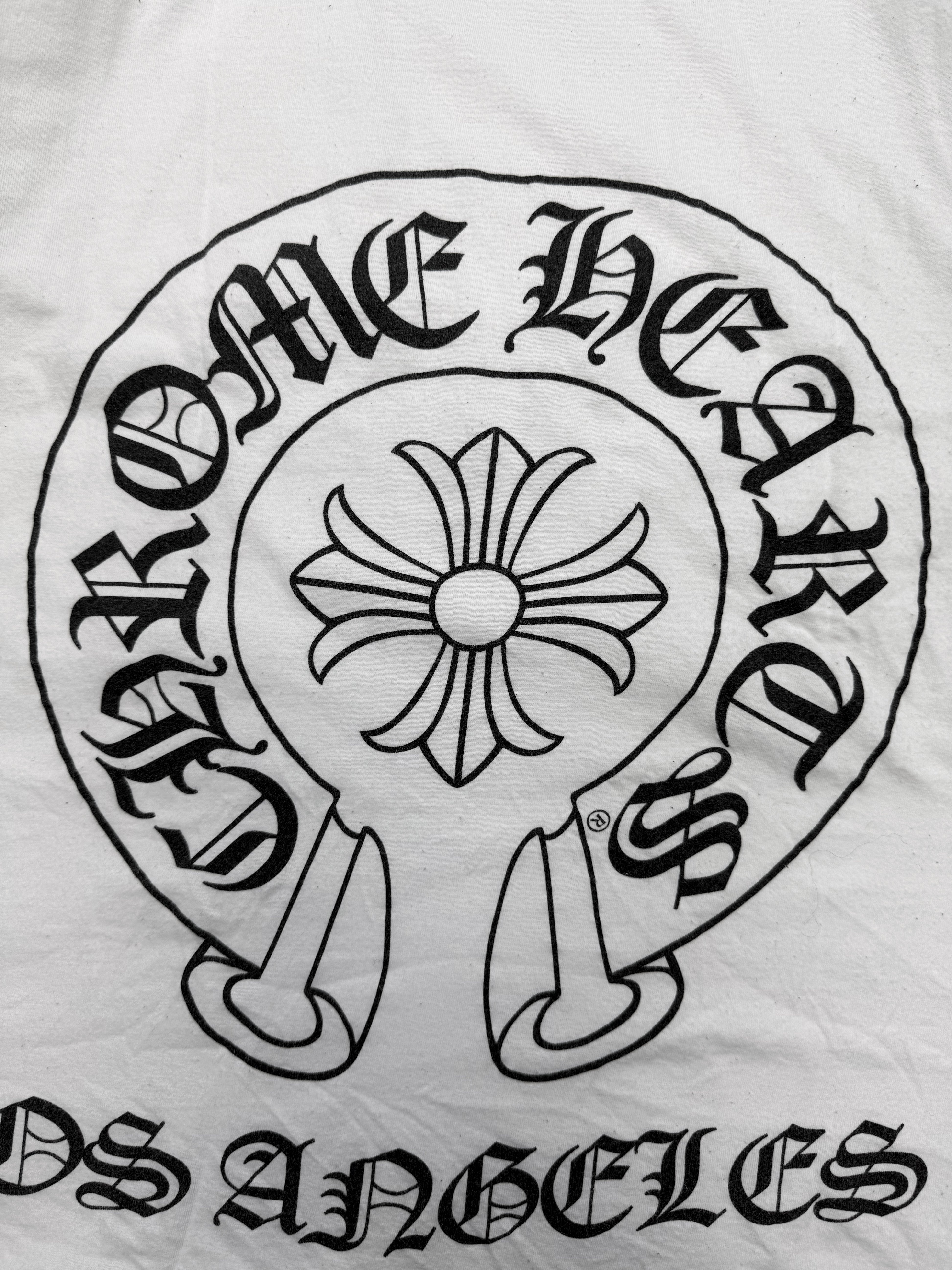 Chrome Hearts ‘Los Angeles’ Exclusive Horse Shoe White T-Shirt