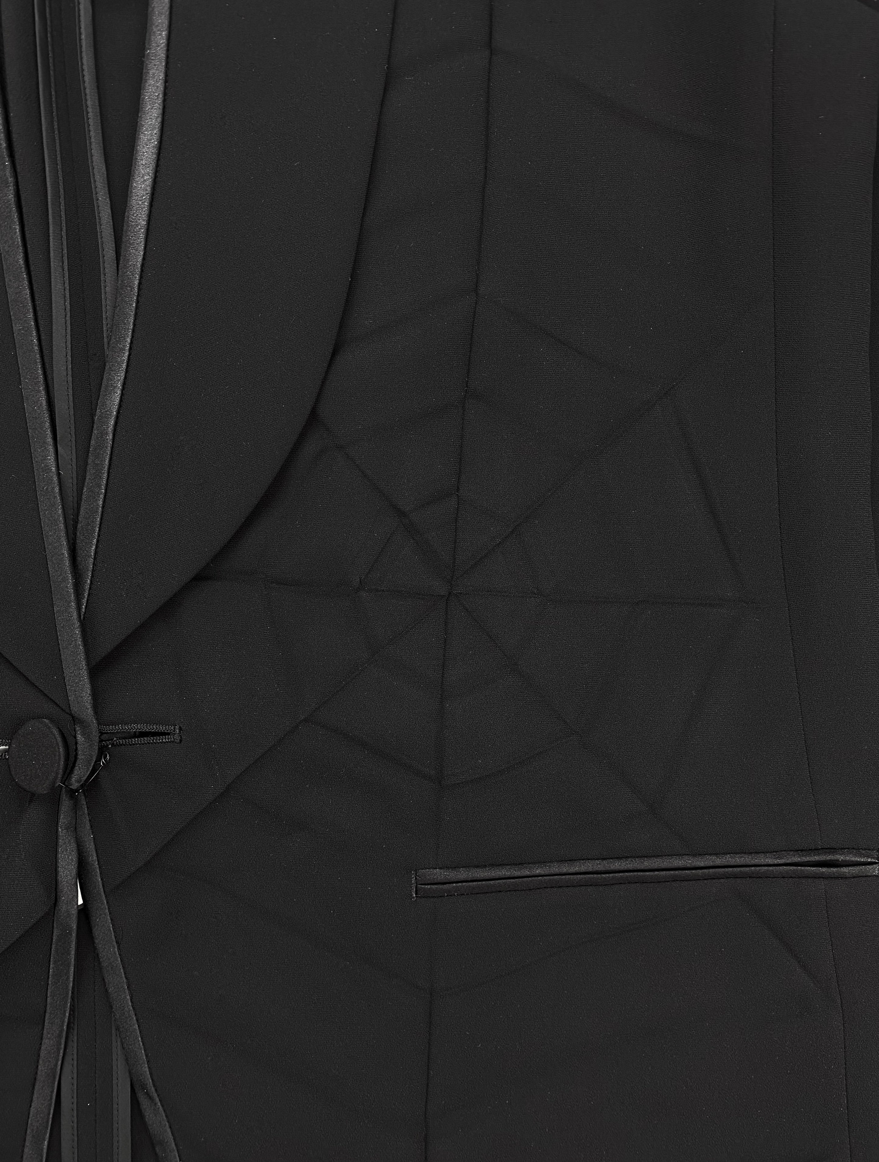 SS20 Undercover Cindy Sherman Pleated Spider Web Blazer