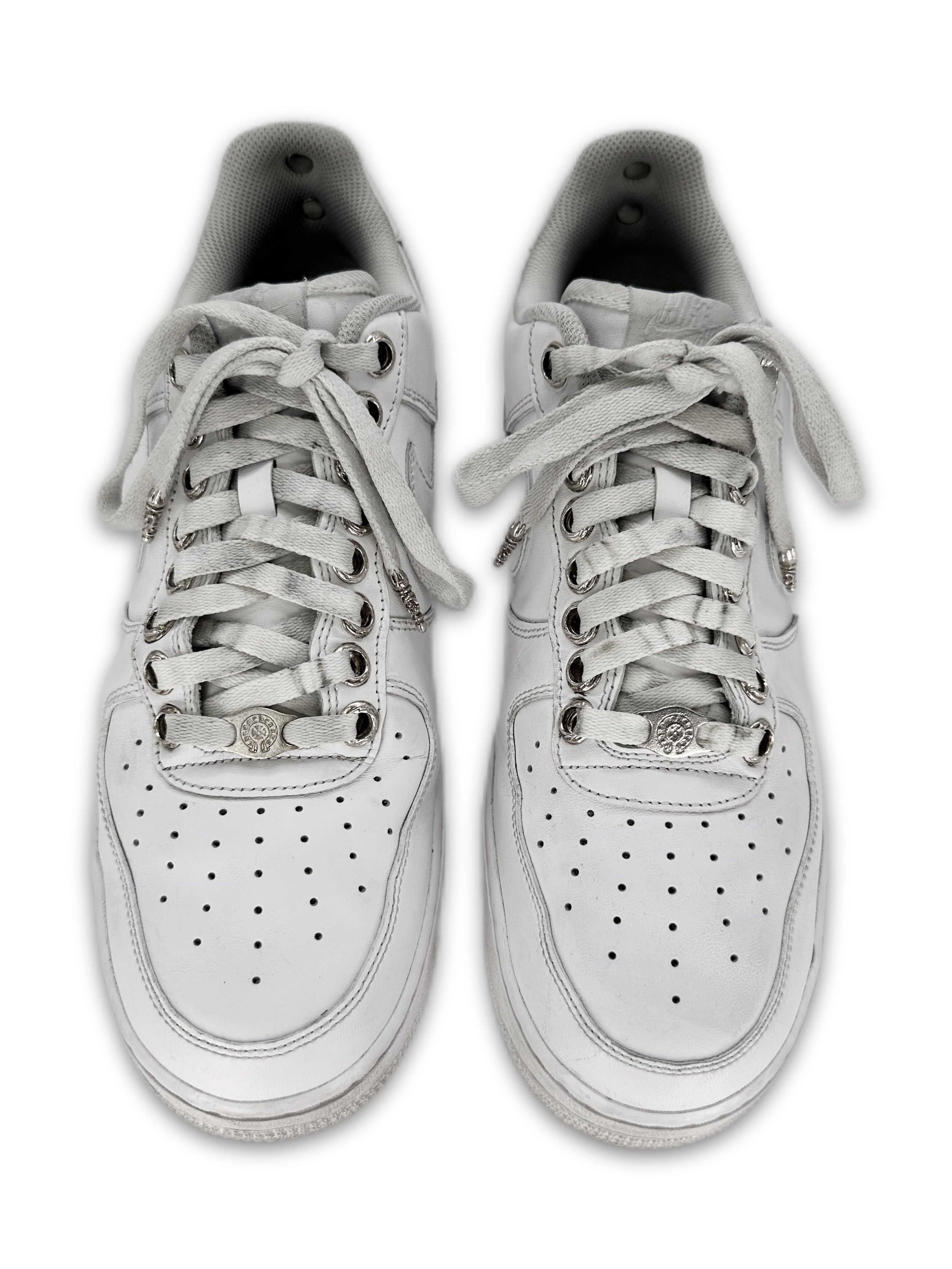 Chrome Hearts x Nike ‘Air Force 1’ .925 Silver Dagger Sneakers