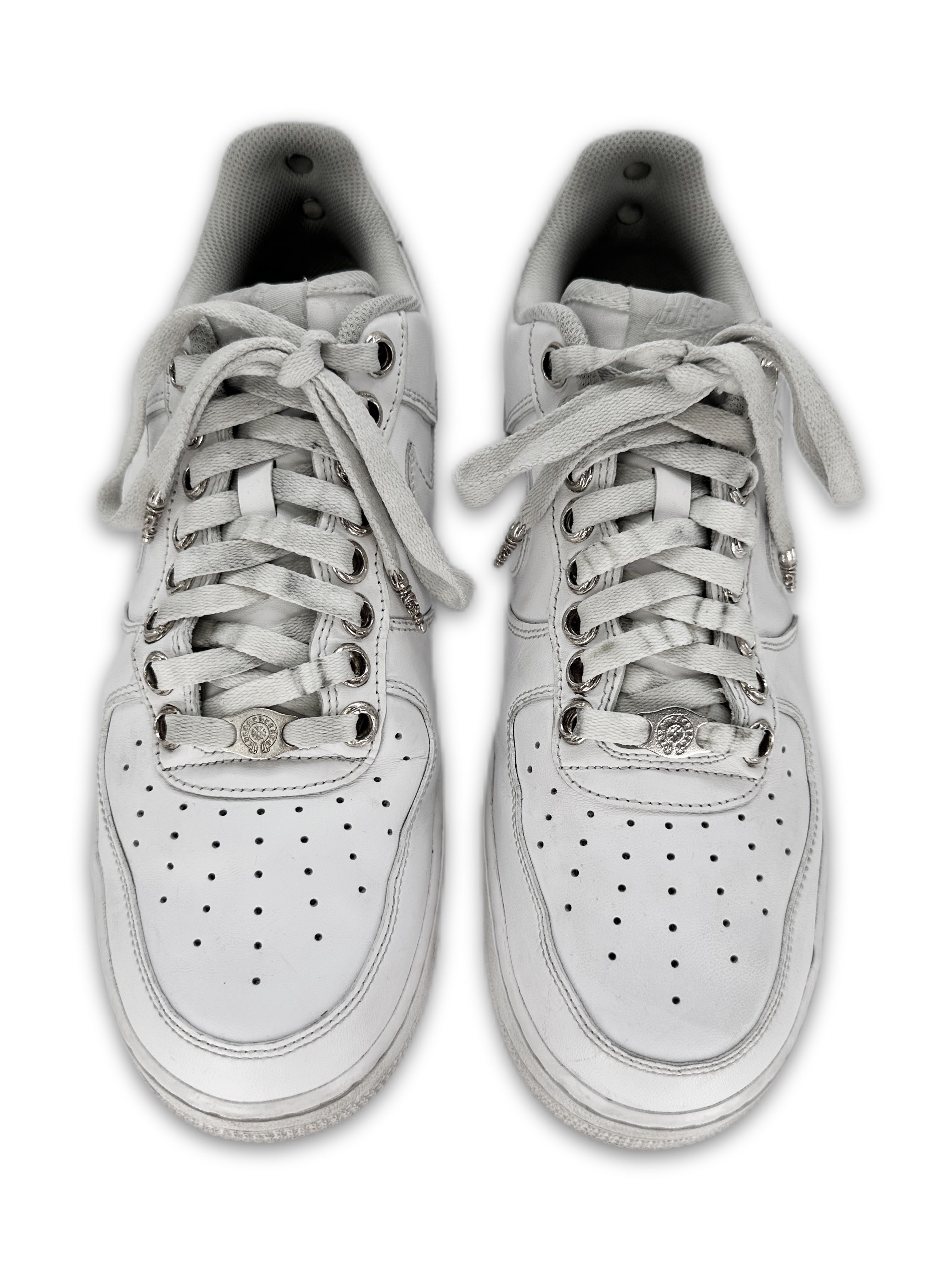 Chrome Hearts x Nike ‘Air Force 1’ .925 Silver Dagger Sneakers