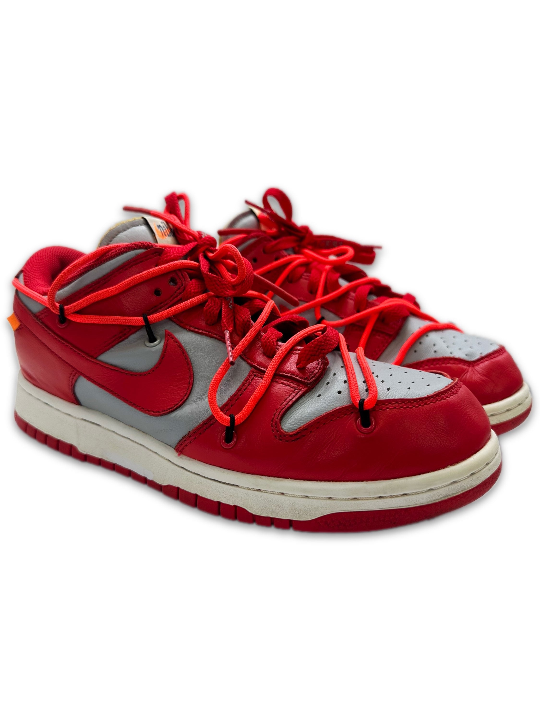 Off-White X Nike ‘University Red’ Low-top Leather Sneakers