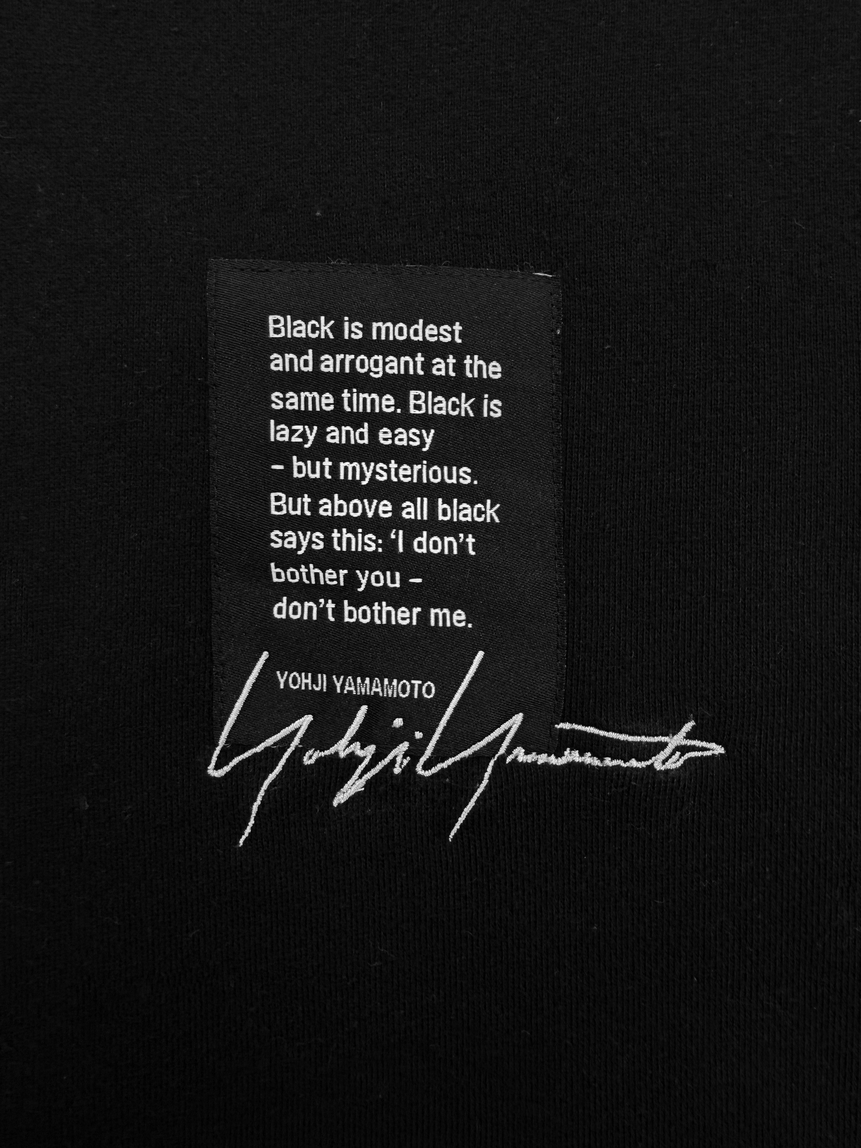 Yohji Yamamoto x New Era Black Patchwork Hoodie