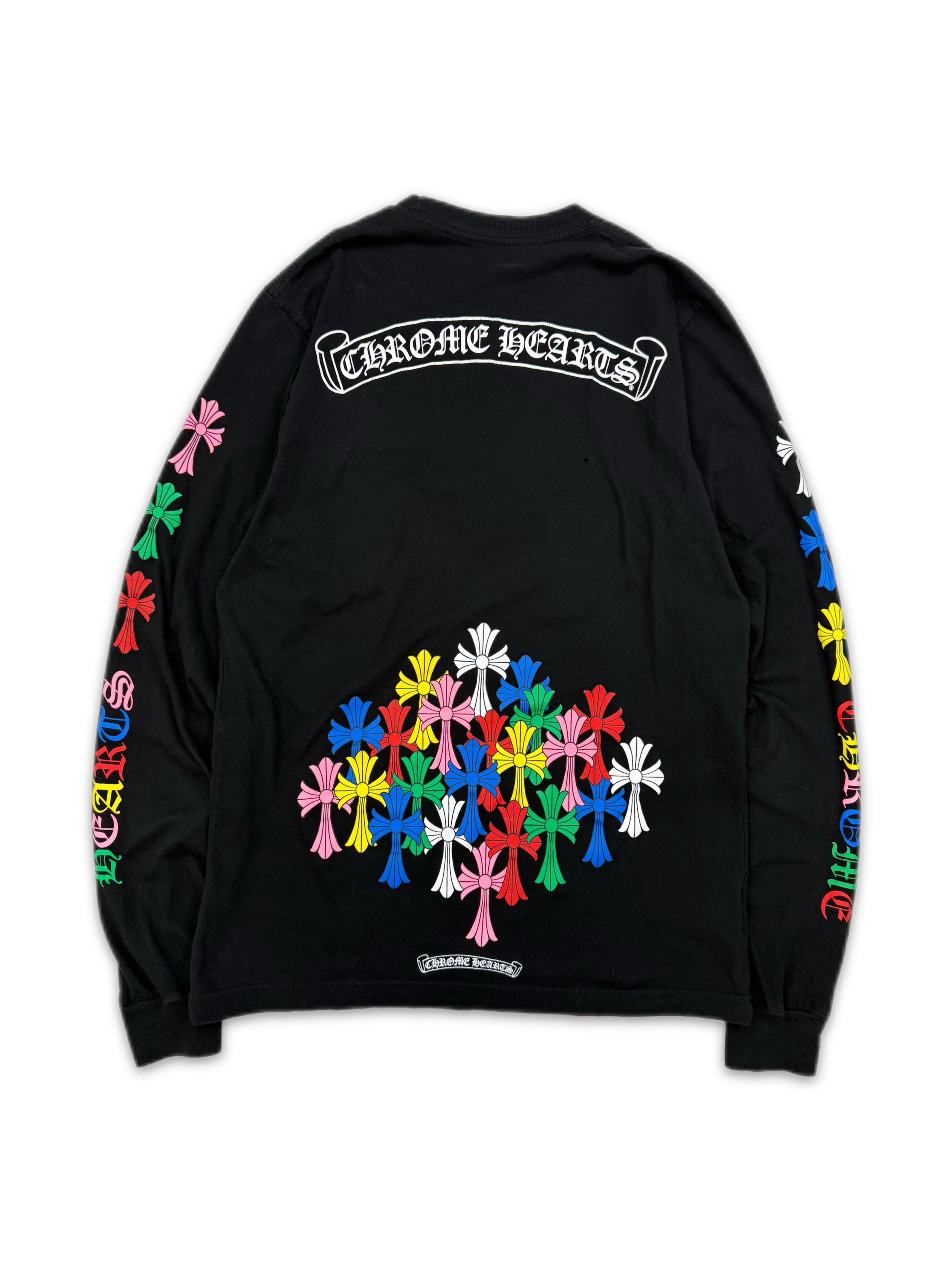 Chrome Hearts Rainbow Cemetery Long Sleeve Shirt