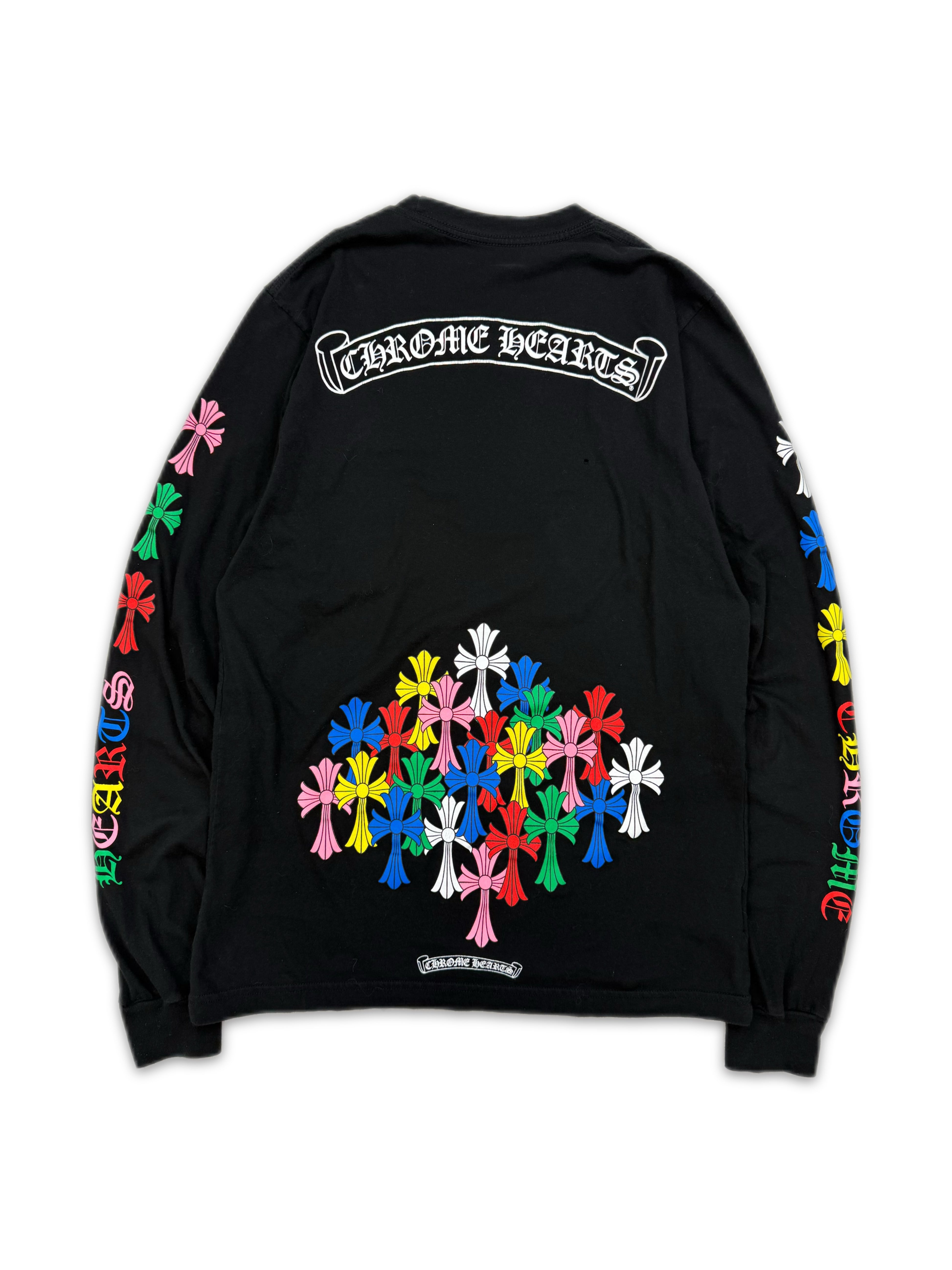 Chrome Hearts Rainbow Cemetery Long Sleeve Shirt