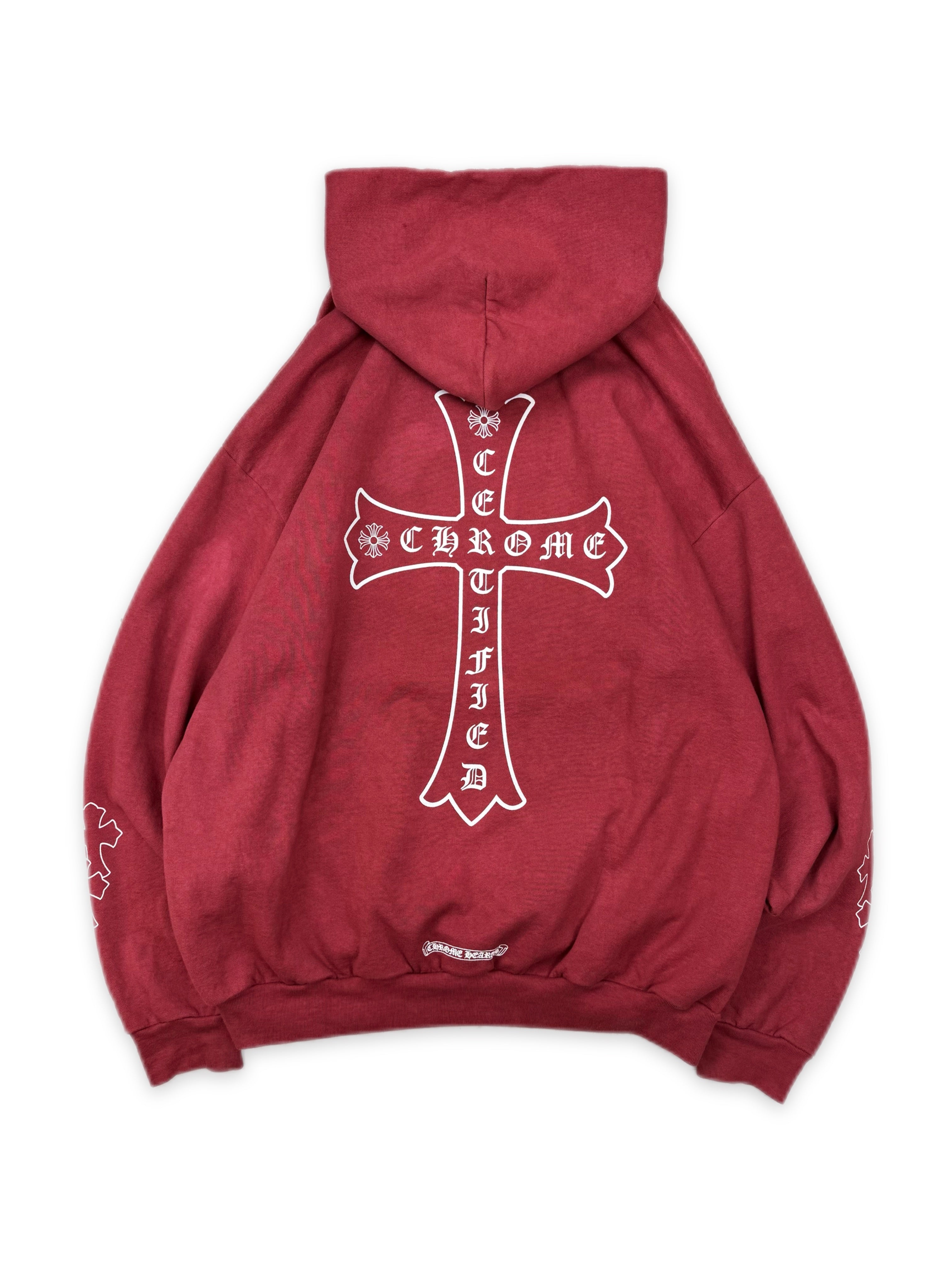 Chrome Hearts x Drake Miami Exclusive Certified Red Hoodie