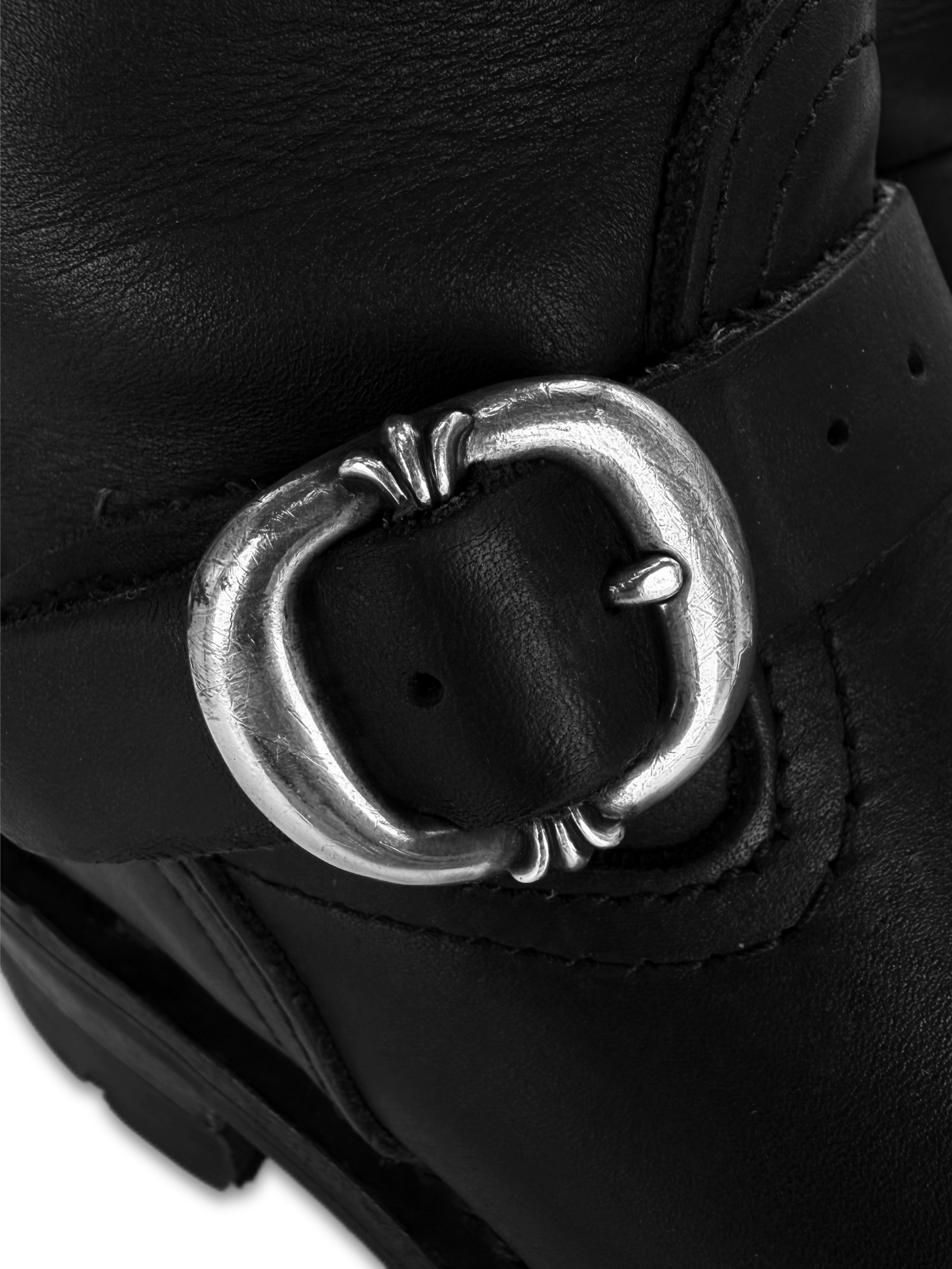 Chrome Hearts x Wesco ‘Cross’ Gunslinger Black Leather Boots