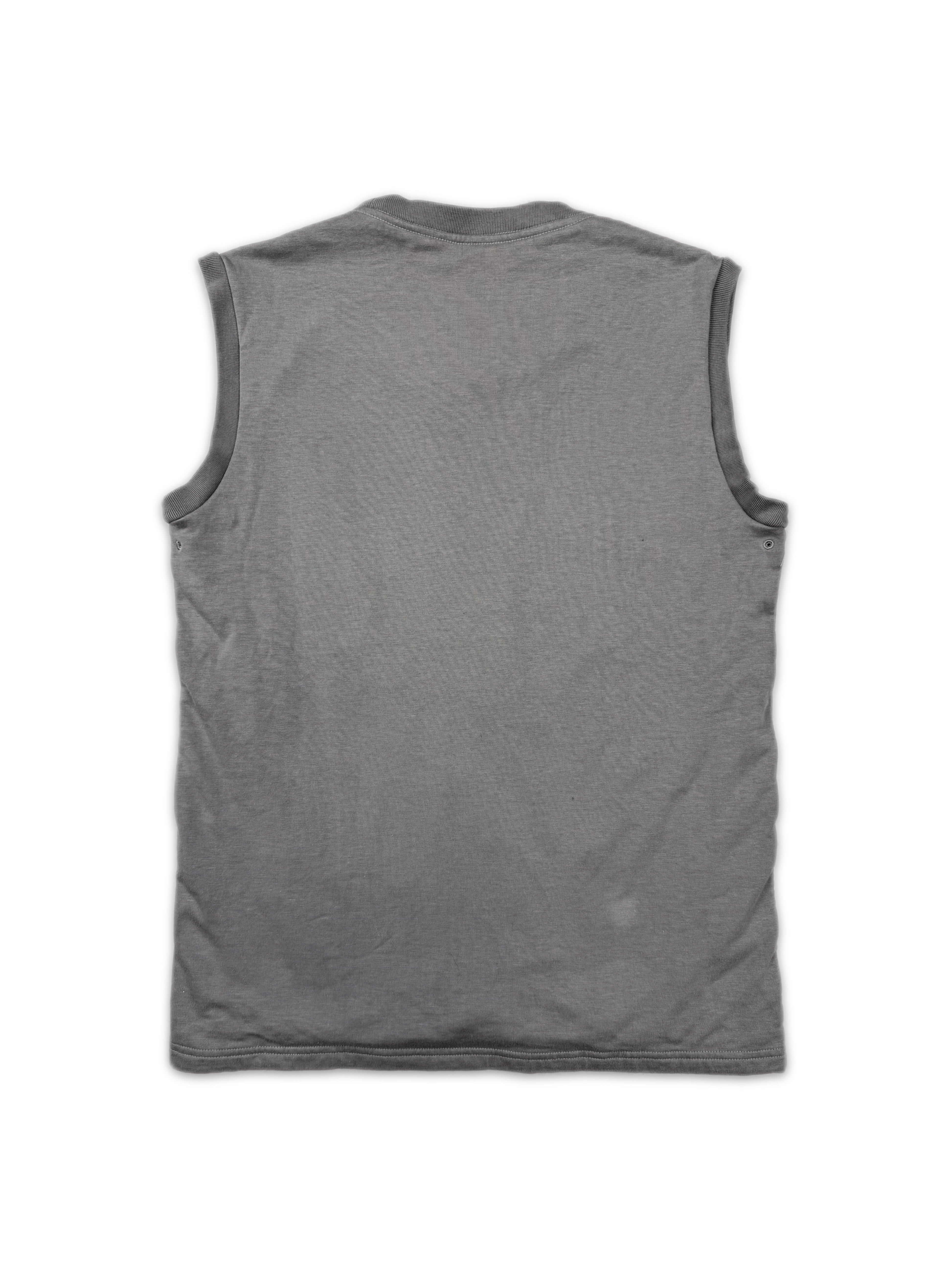 00s Number (N)ine Grey Sleeveless Graphic Tank Top