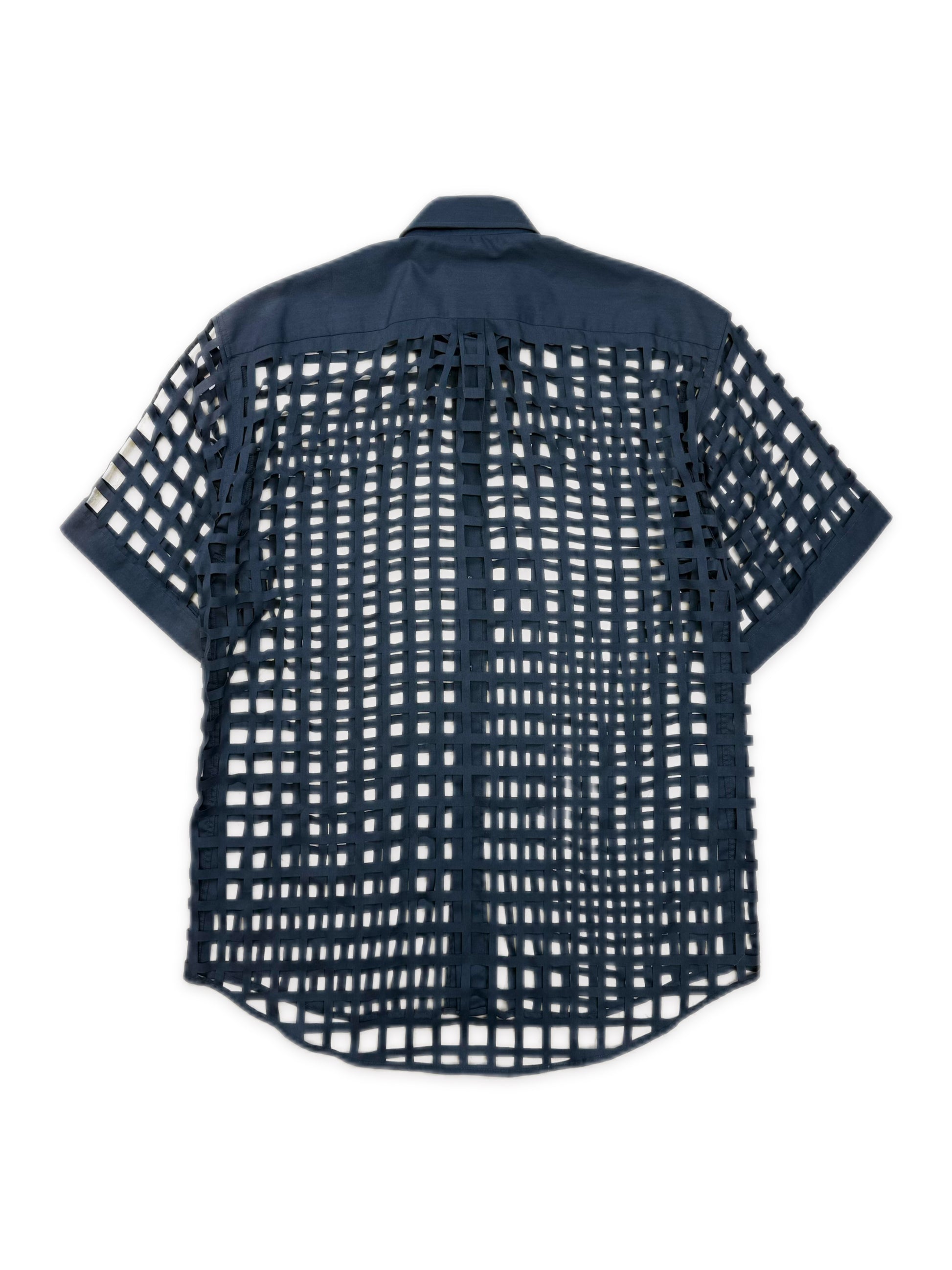 SS06 Raf Simons ‘Icarus Surgit’ Laser Cut Button Up Shirt