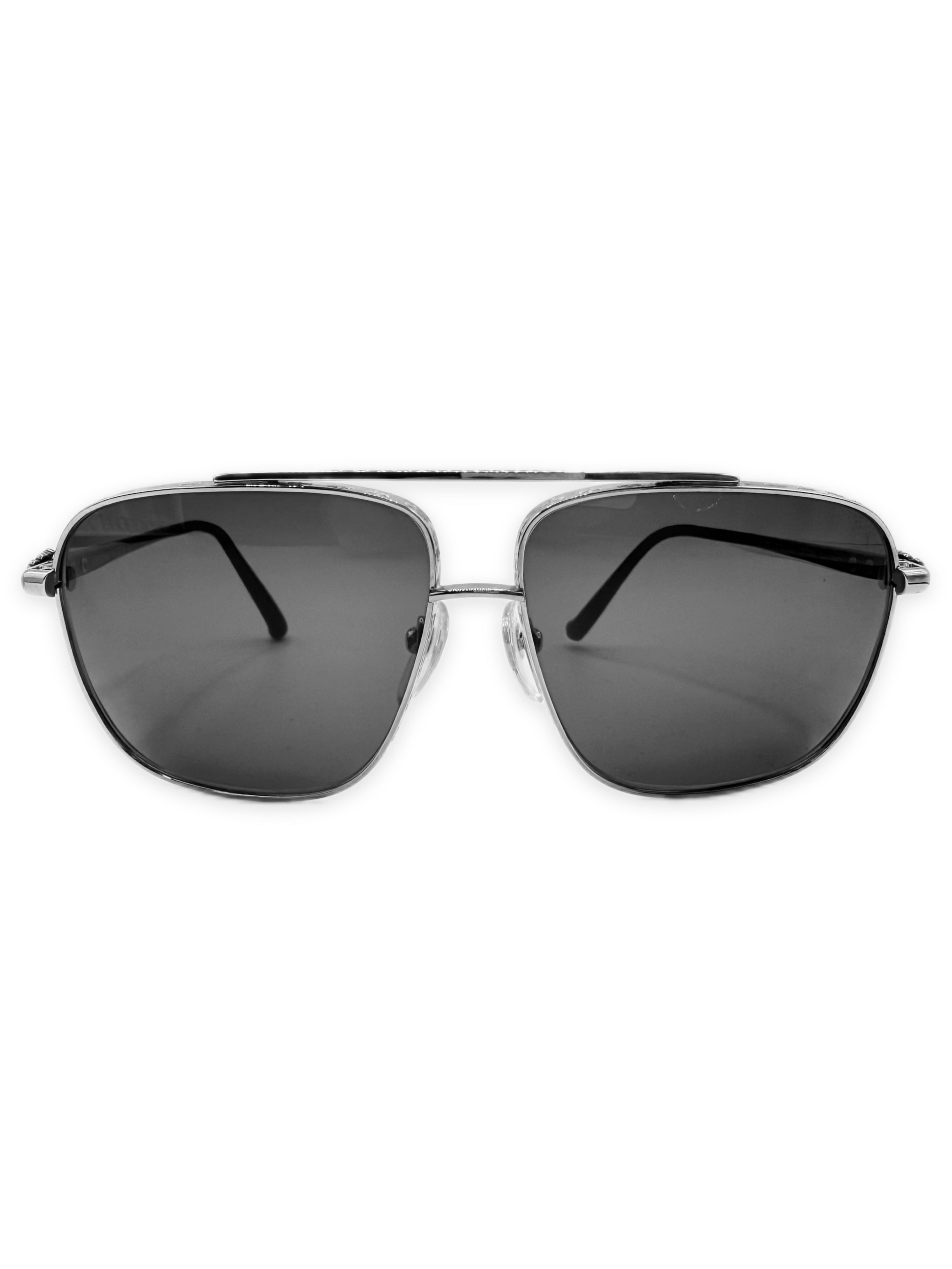 Chrome Hearts ‘Pork Sword’ .925 Silver Dagger Aviator Sunglasses