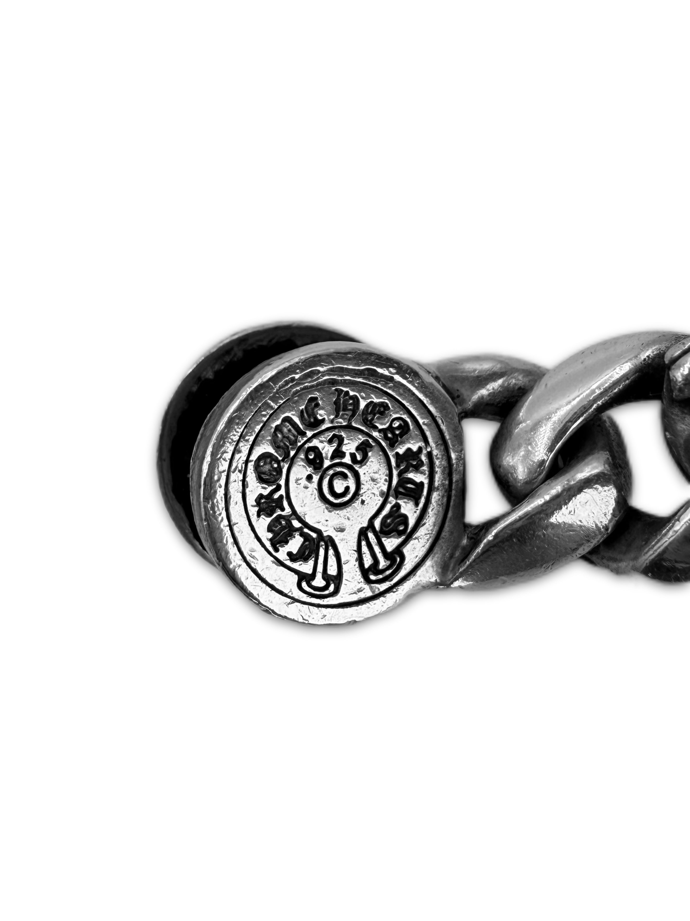 Chrome Hearts Extra Fancy Floral ID Lobster Clasp Bracelet