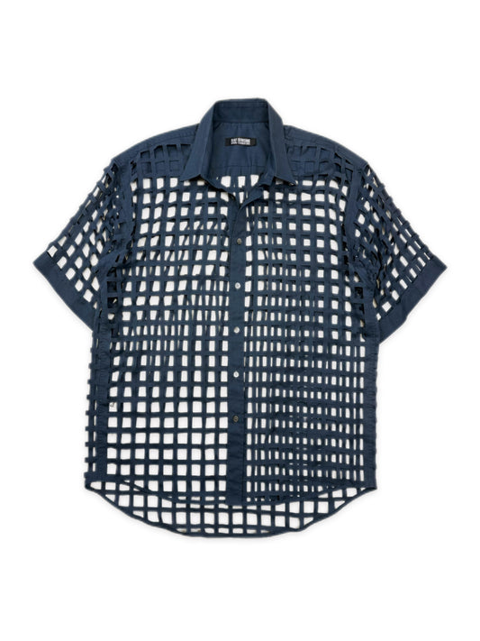 SS06 Raf Simons ‘Icarus Surgit’ Laser Cut Button Up Shirt