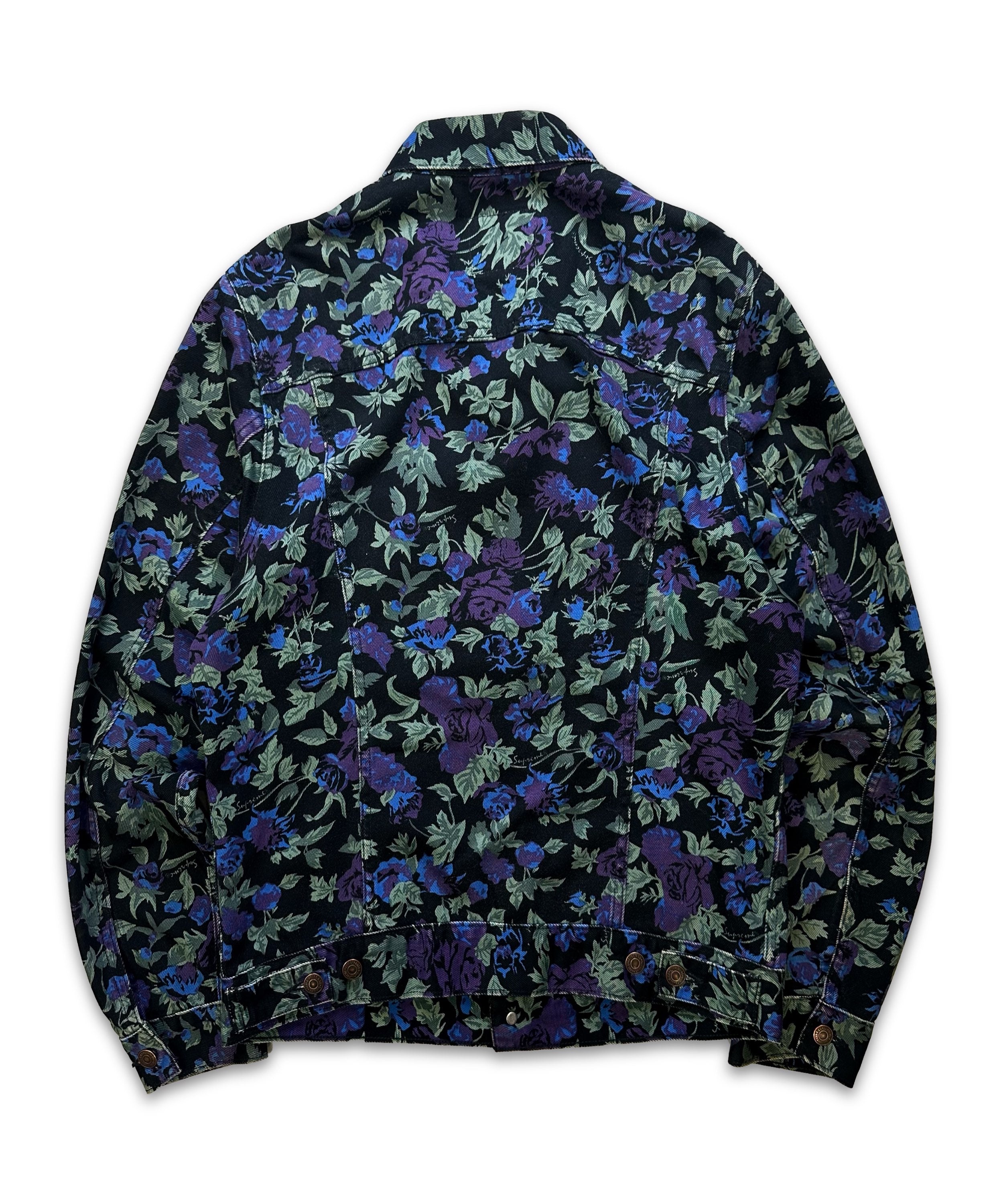 SS17 Supreme x Levi’s ‘Flower’ Pattern Denim Jacket