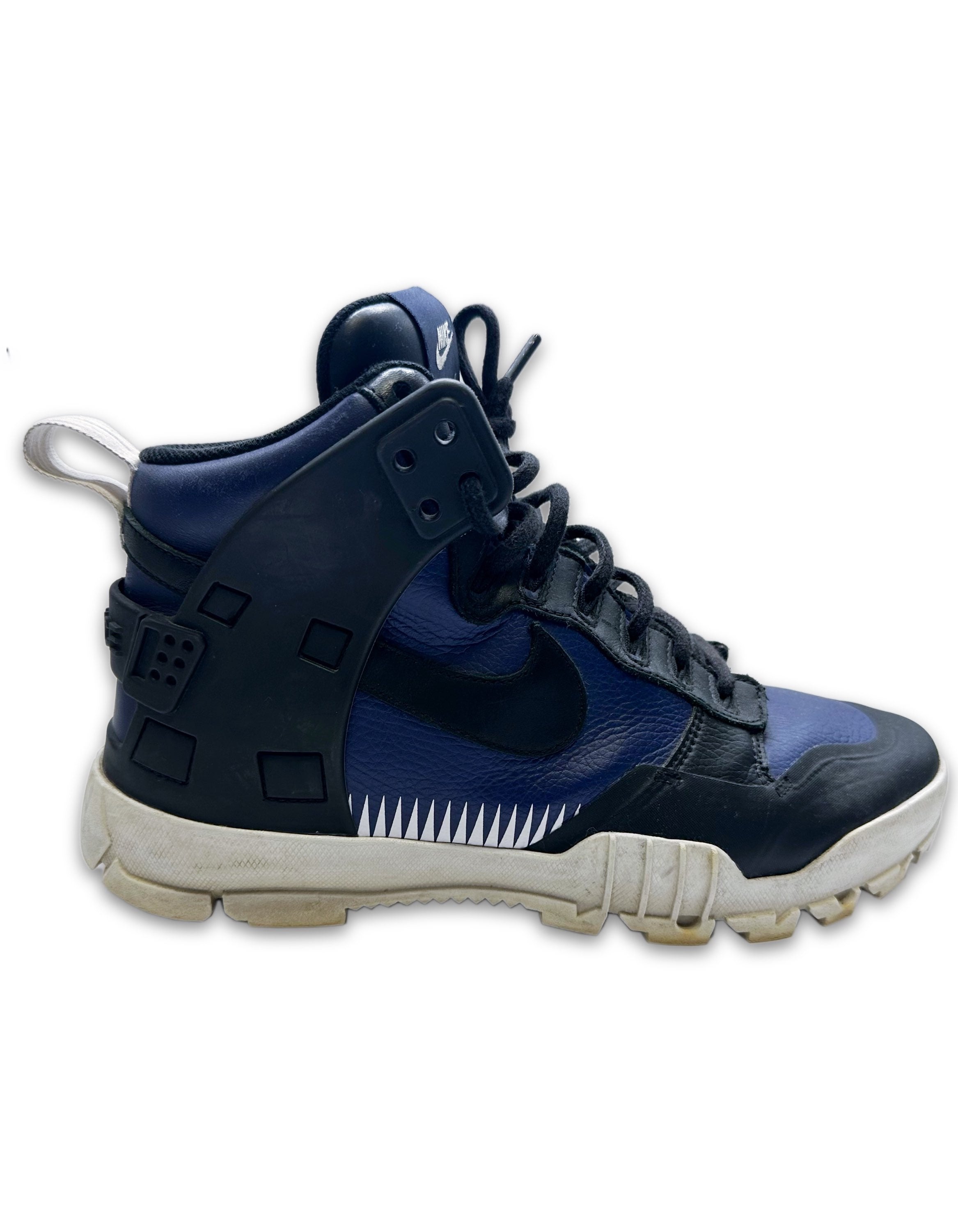 2016 Undercover x Nike SFB ‘Jungle’ Dunk Blue Leather Hi-top Sneakers