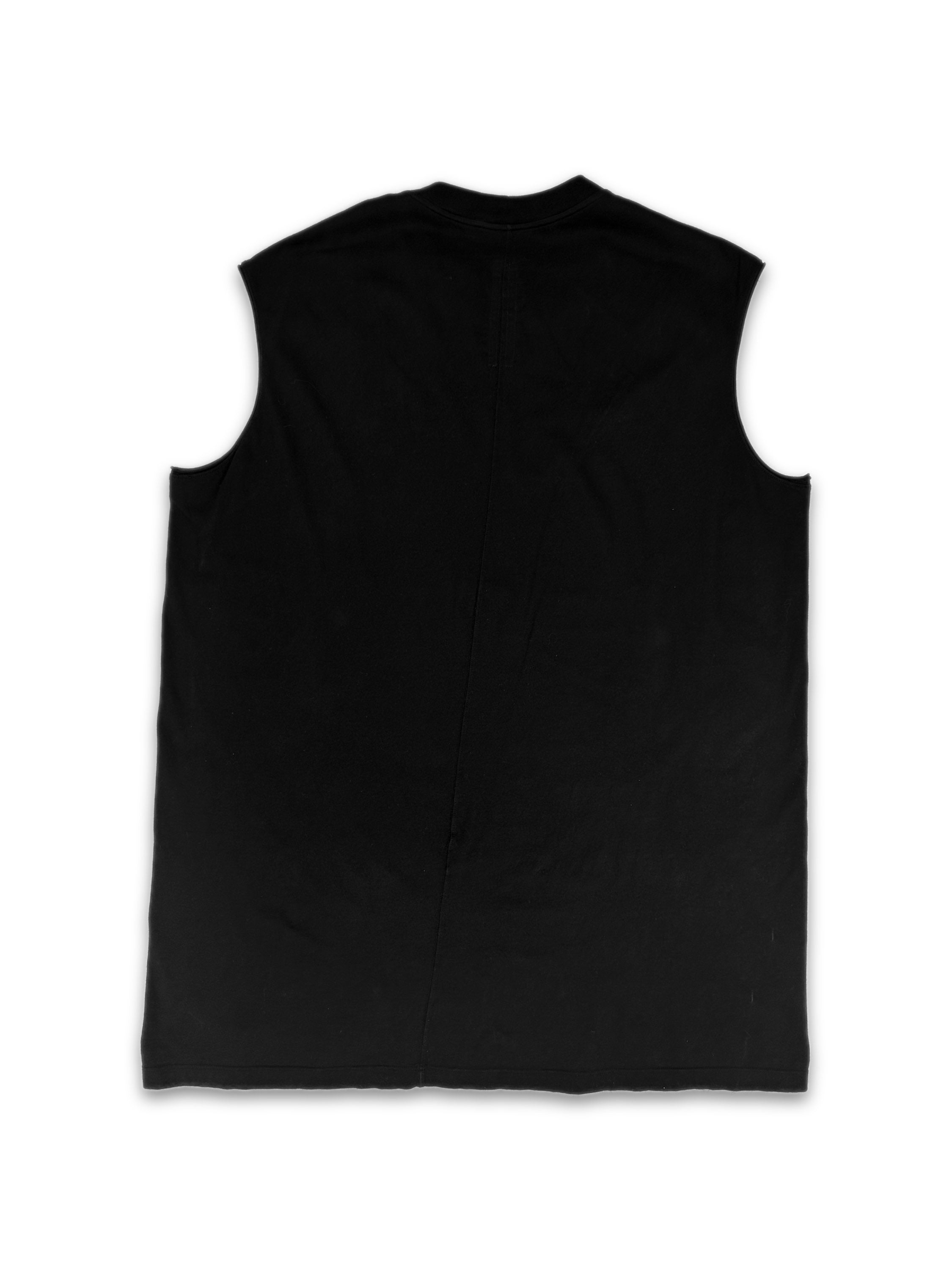AW23 Rick Owens ‘Luxor’ Tarp Sleeveless Boxy Tank-top