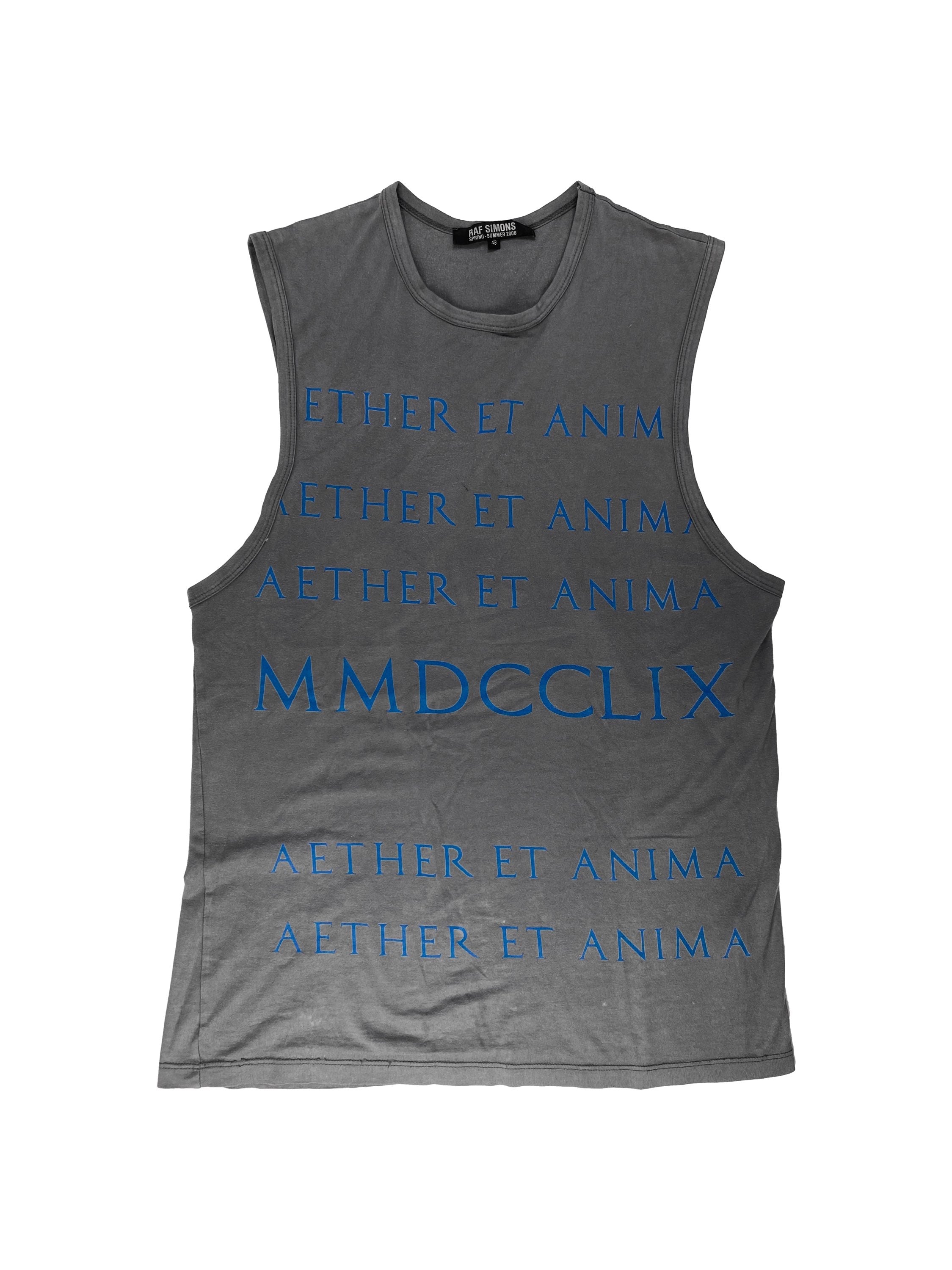 SS06 Raf Simons “Icarus Surgit” MMDCCLIX Oversized Tank-top