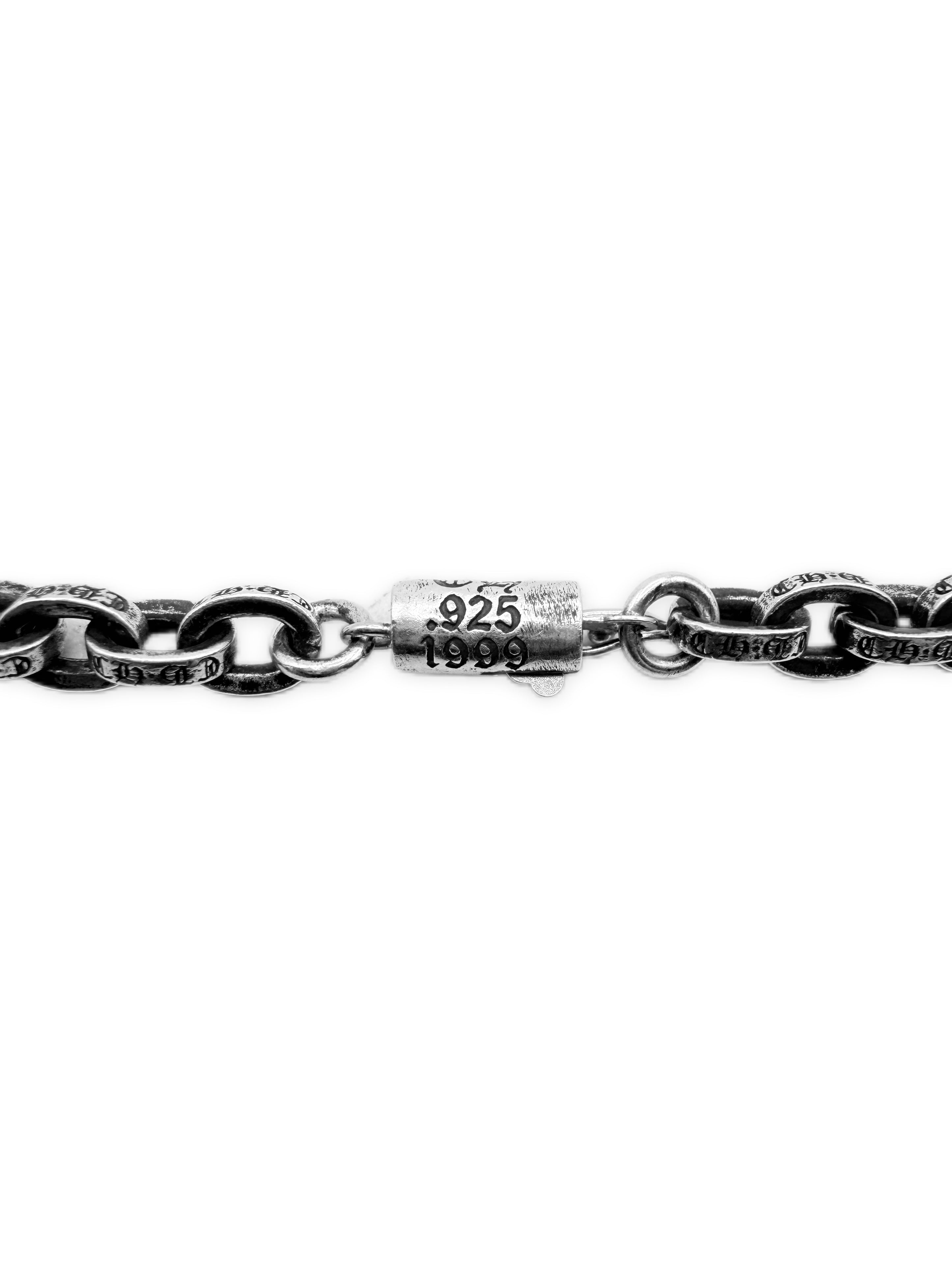 Chrome Hearts Baby Fat 18 in Paper Chain .925 Silver Necklace