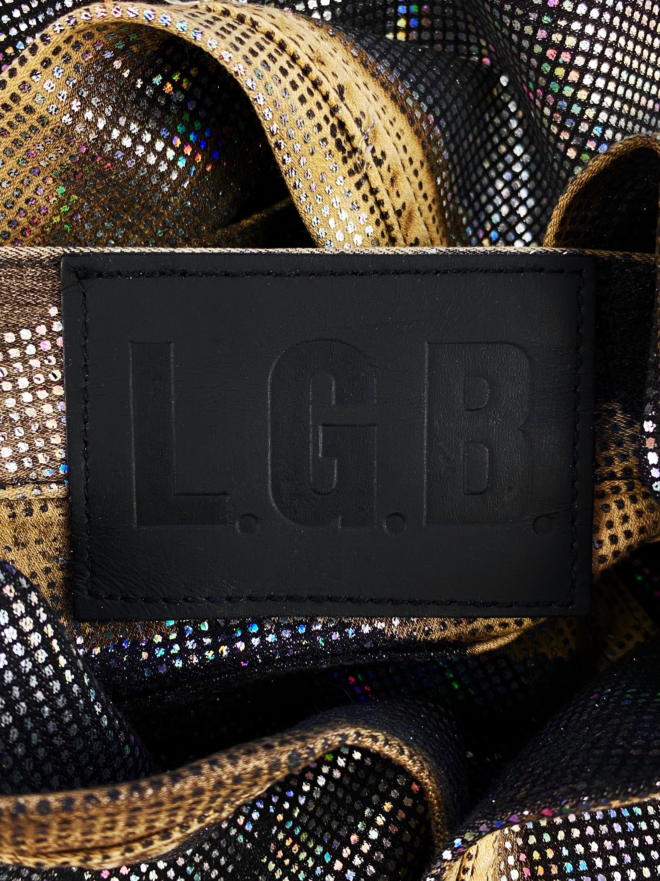 Le Grande Bleu L.G.B Crystal Encrusted Skinny Cut Denim