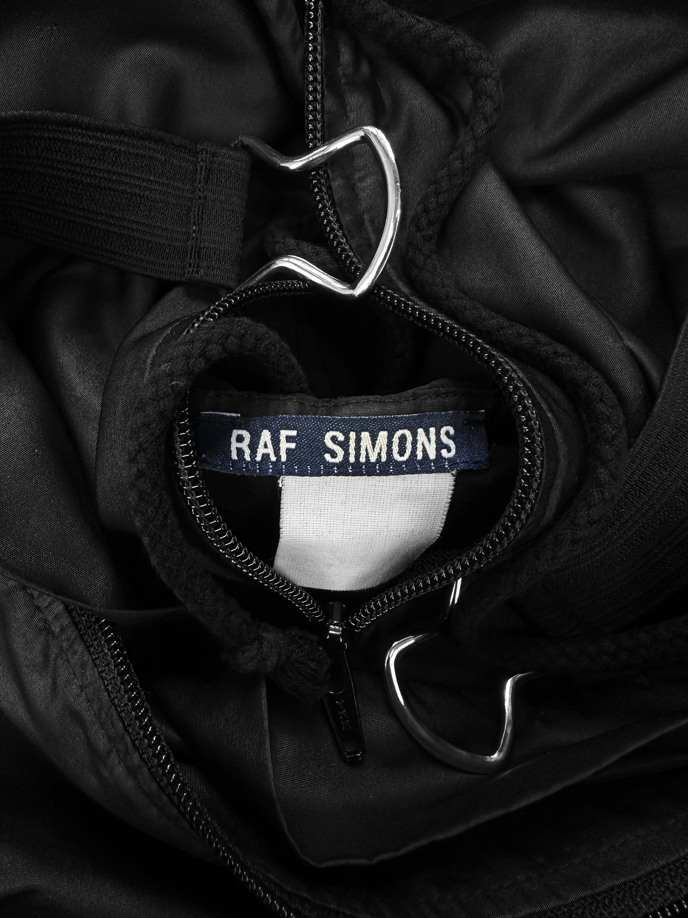 SS97 Raf Simons ‘Teenage Summer Camp’ Black Packable Anorak