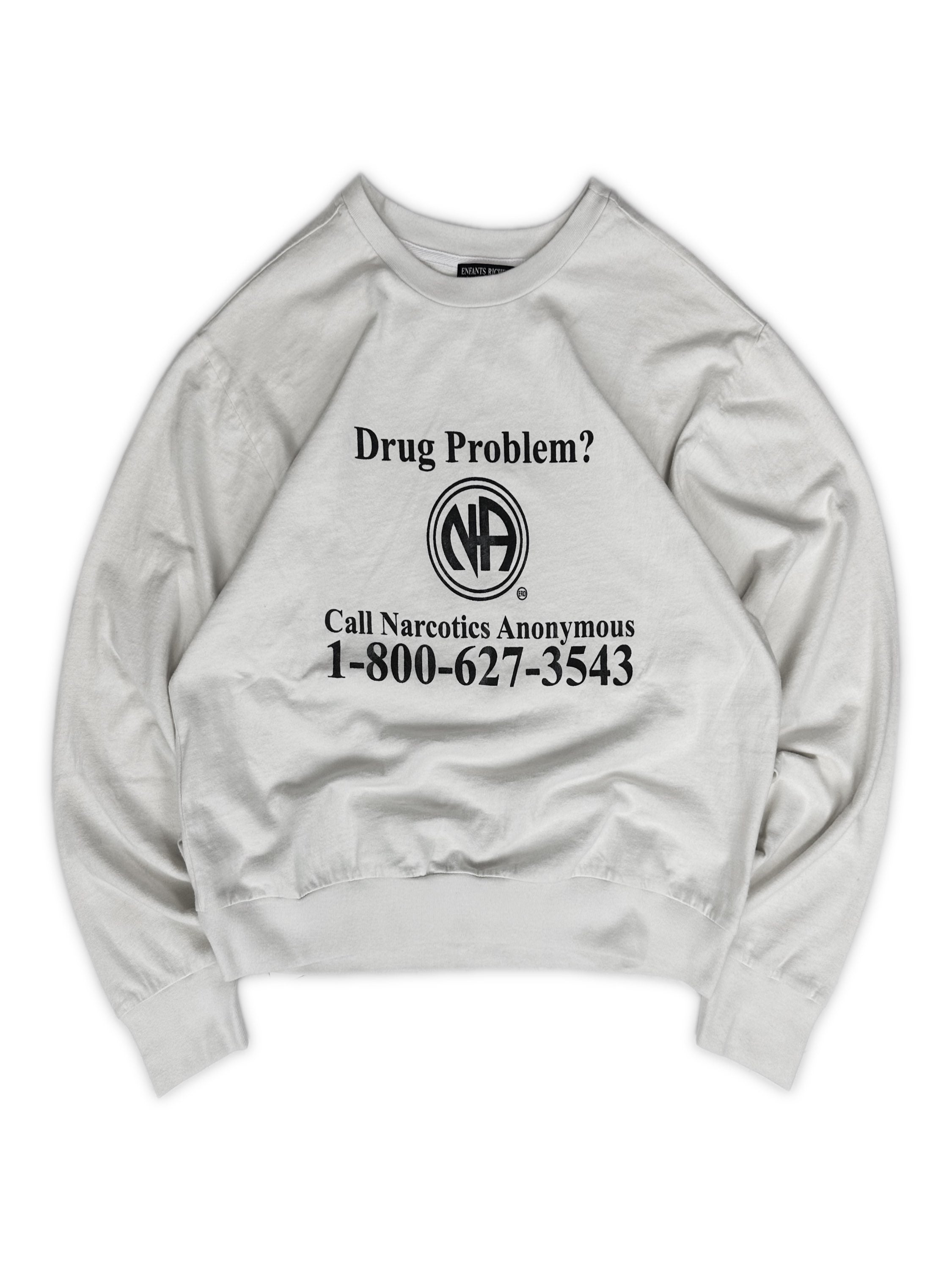 Enfants Riches Deprimes ‘Narcotic Anonymous’ Slogan Crewneck