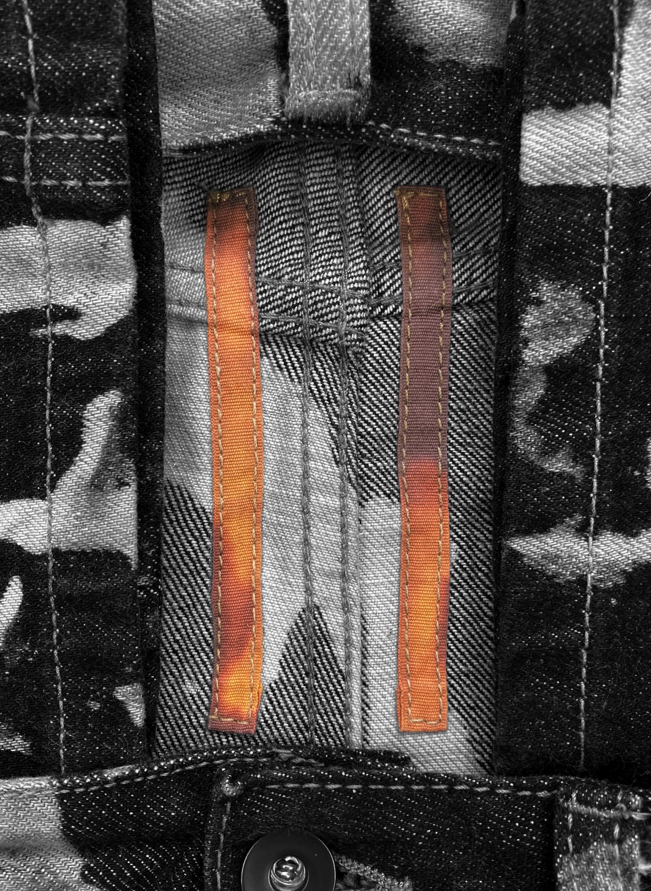 SS16 Rick Owens ‘Vomit’ MASTODON Bleach Detroit Cut Denim