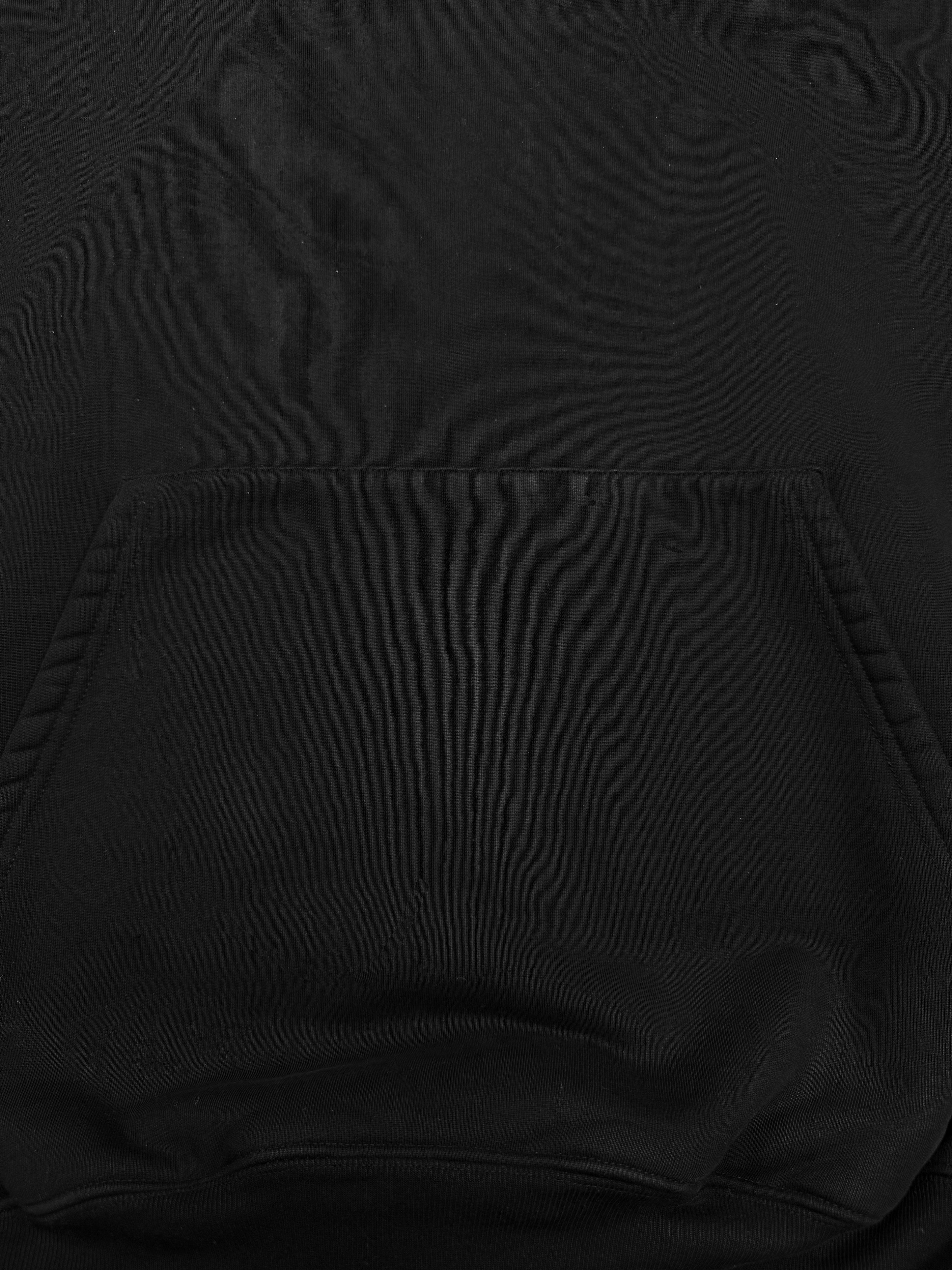 AW24 Balenciaga ‘Batwing’ Black Heavyweight Draped Hoodie