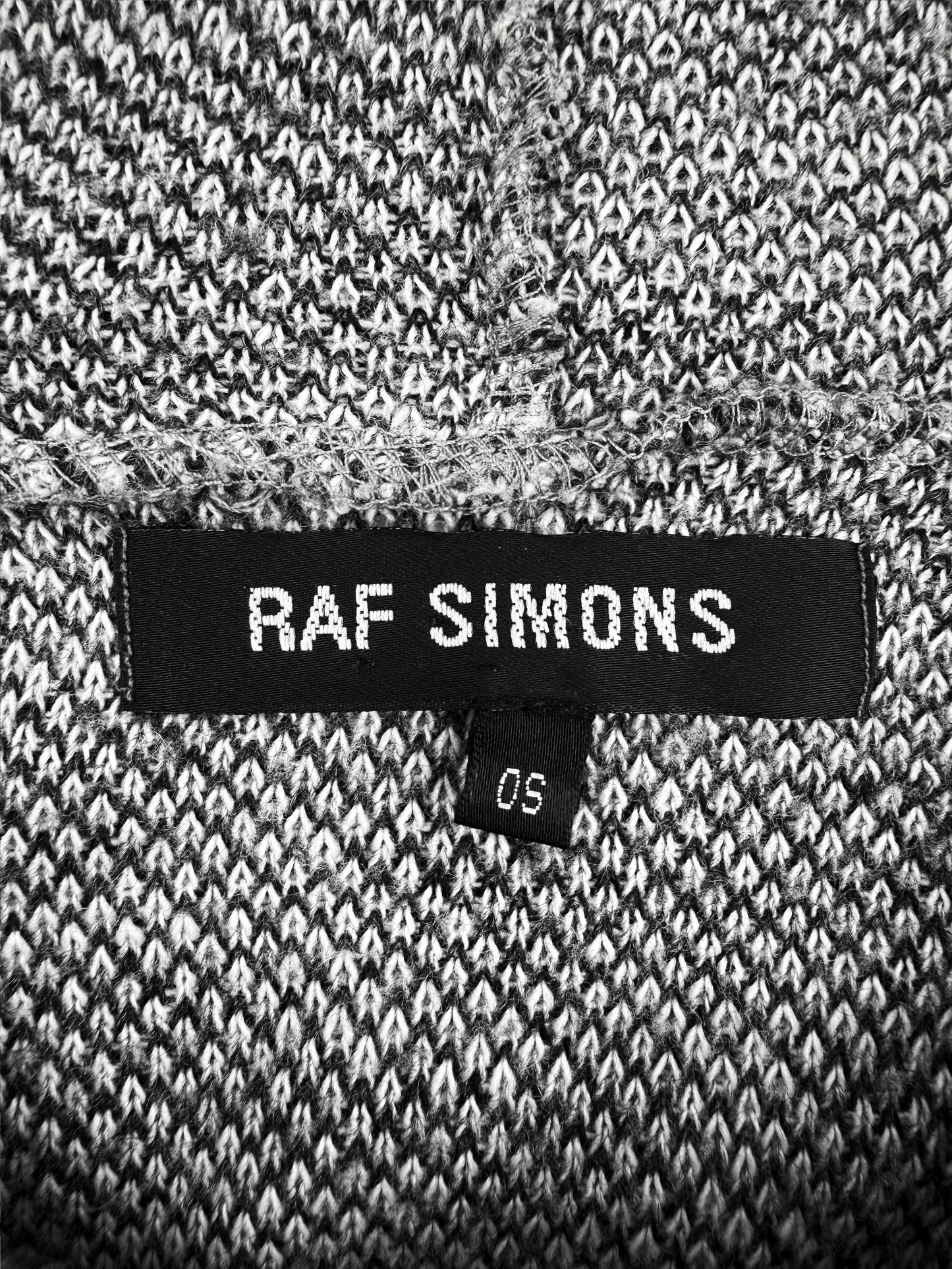 AW02 Raf Simons ‘Virginia Creeper’ Snow Digicamo Raglan OS Hoodie