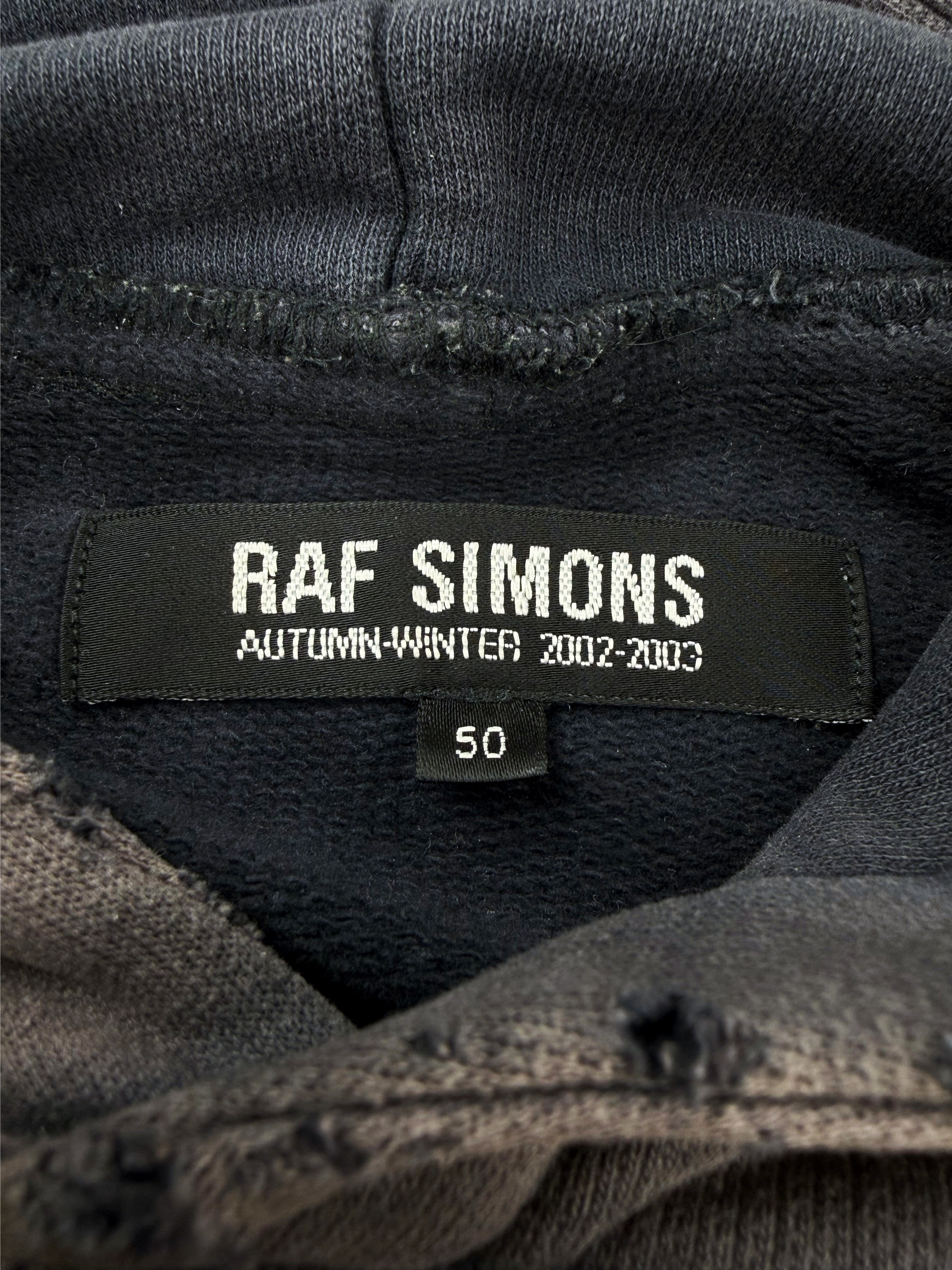 AW02 Raf Simons ‘Virginia Creeper’ Sun Faded Roots Hoodie
