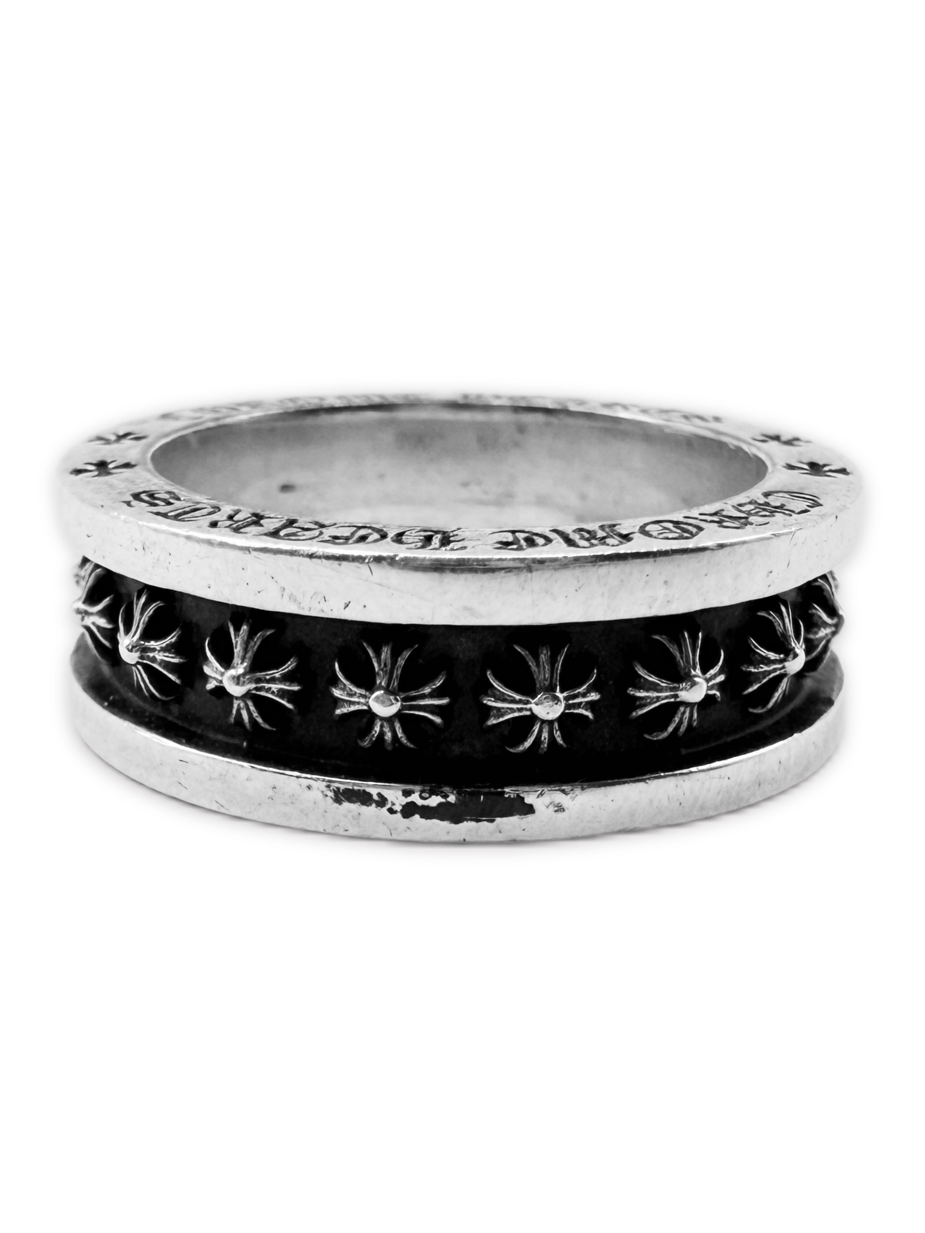 Chrome Hearts Mini Plus Monogram .925 Silver Ring