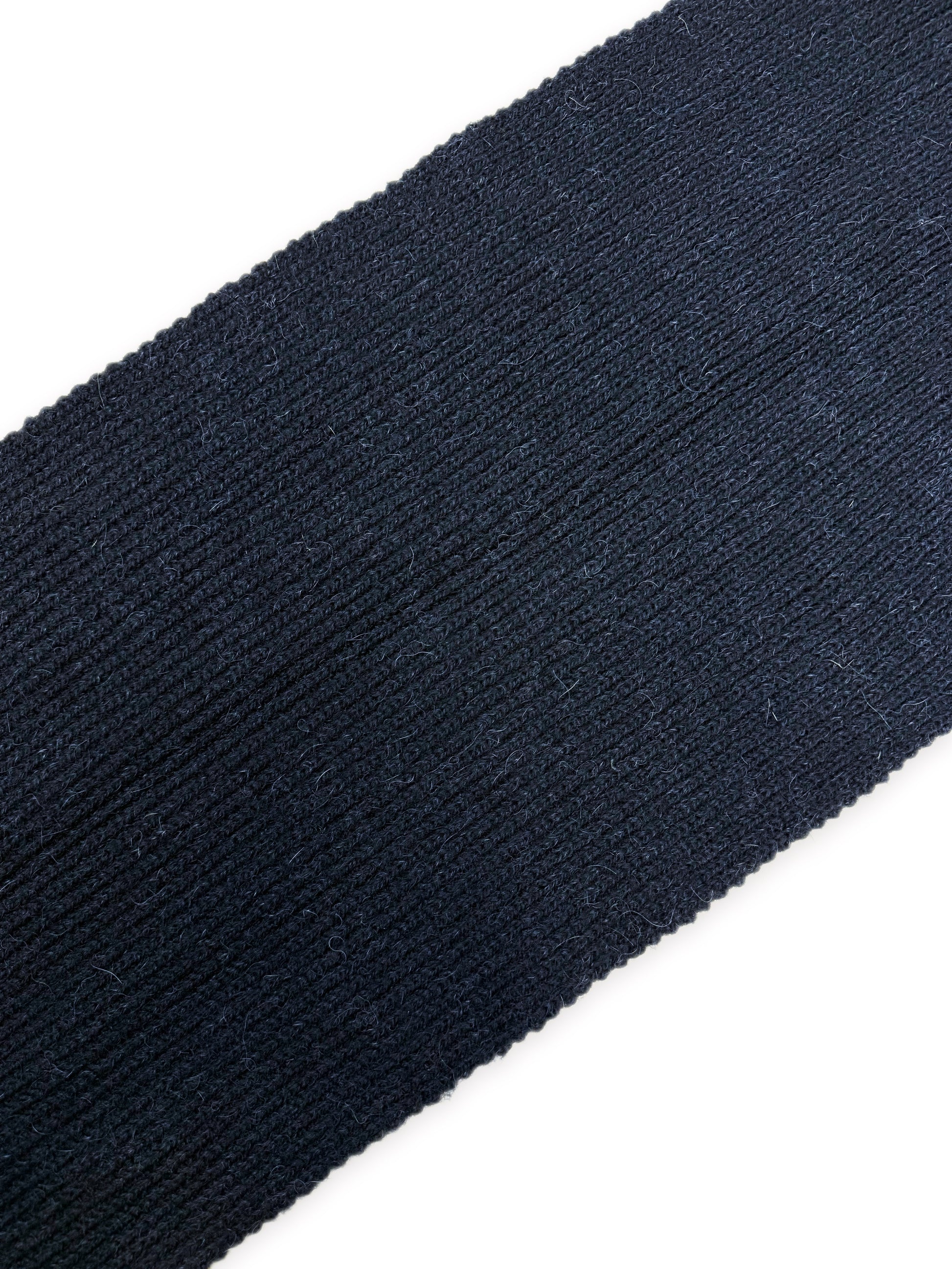AW04 Raf Simons ‘Waves’ Blue Wool Head Scarf