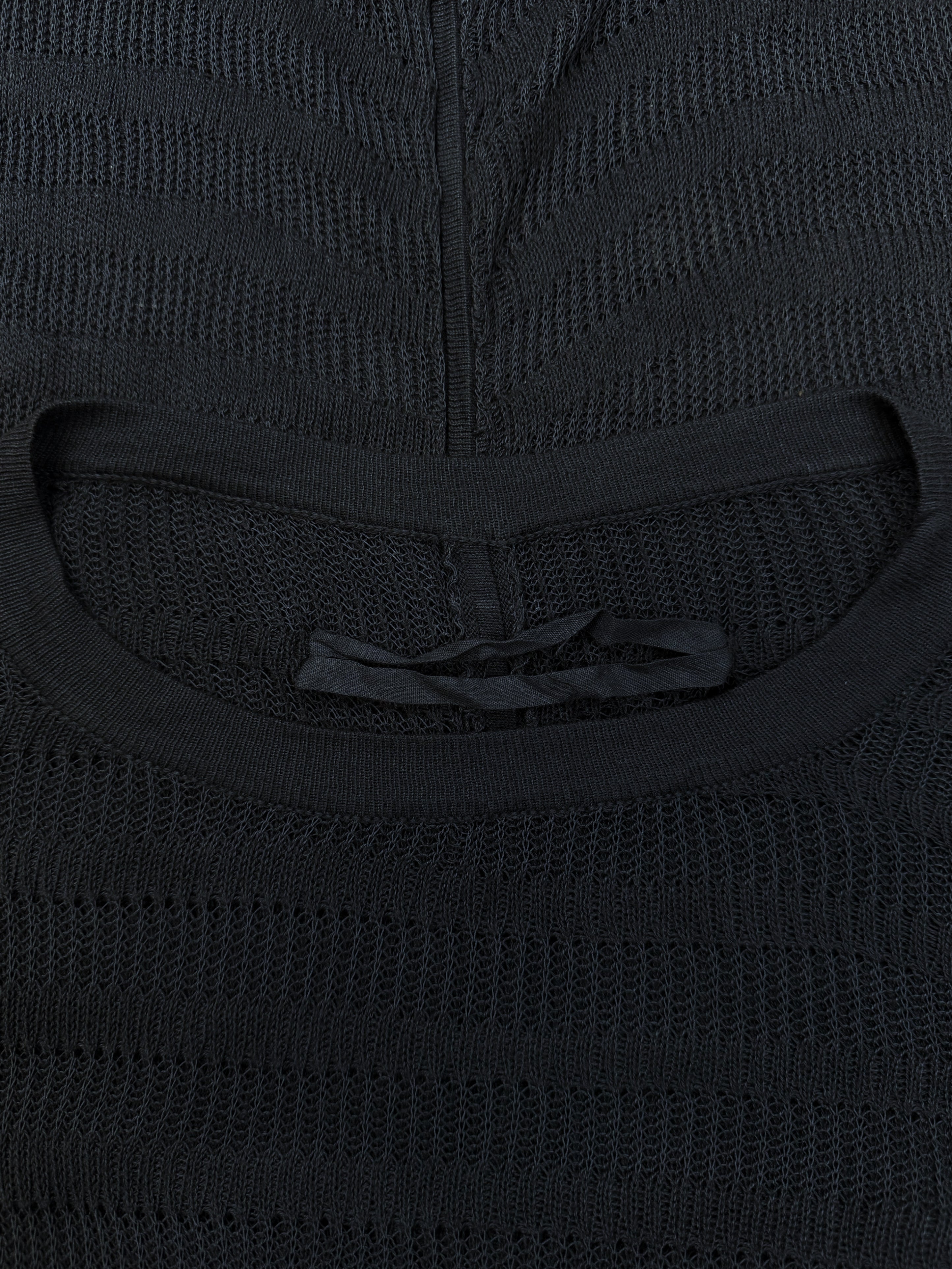 AW06 Rick Owens ‘Dustulator’ Fish Net Ribbed Long Sleeve Knit Sweater