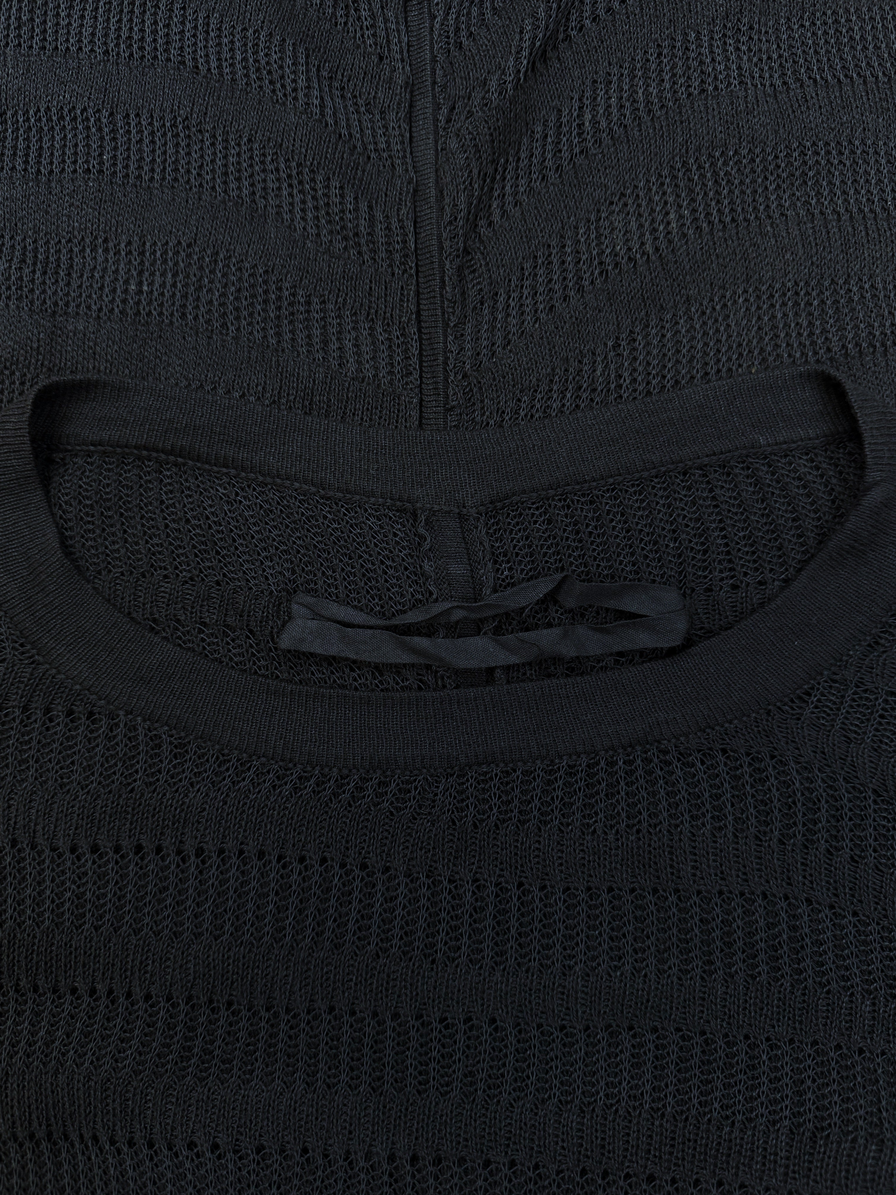 AW06 Rick Owens ‘Dustulator’ Fish Net Ribbed Long Sleeve Knit Sweater