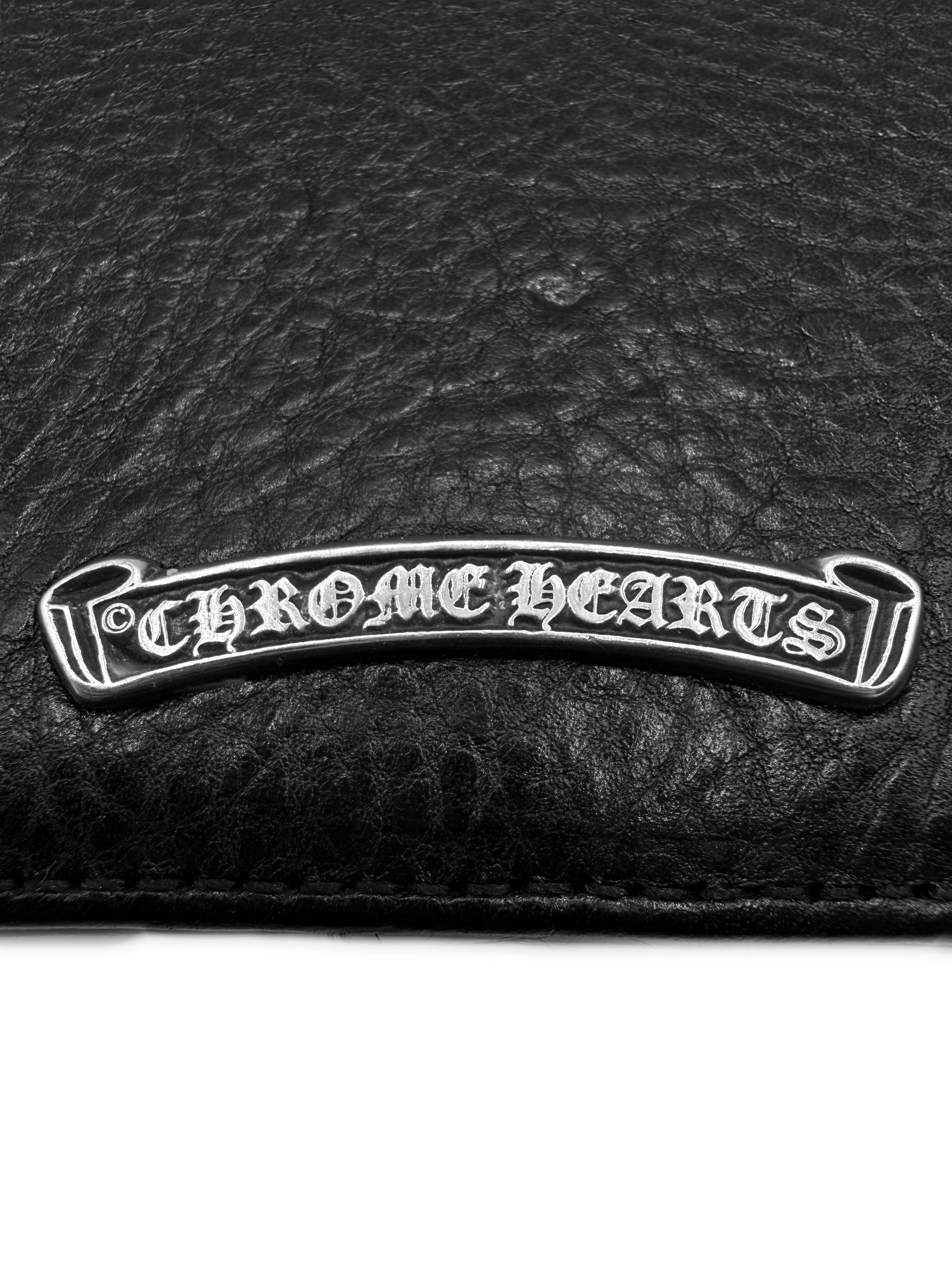 Chrome Hearts Cross Patch Lobster Clasp Cuban Link Wallet &amp; Chain