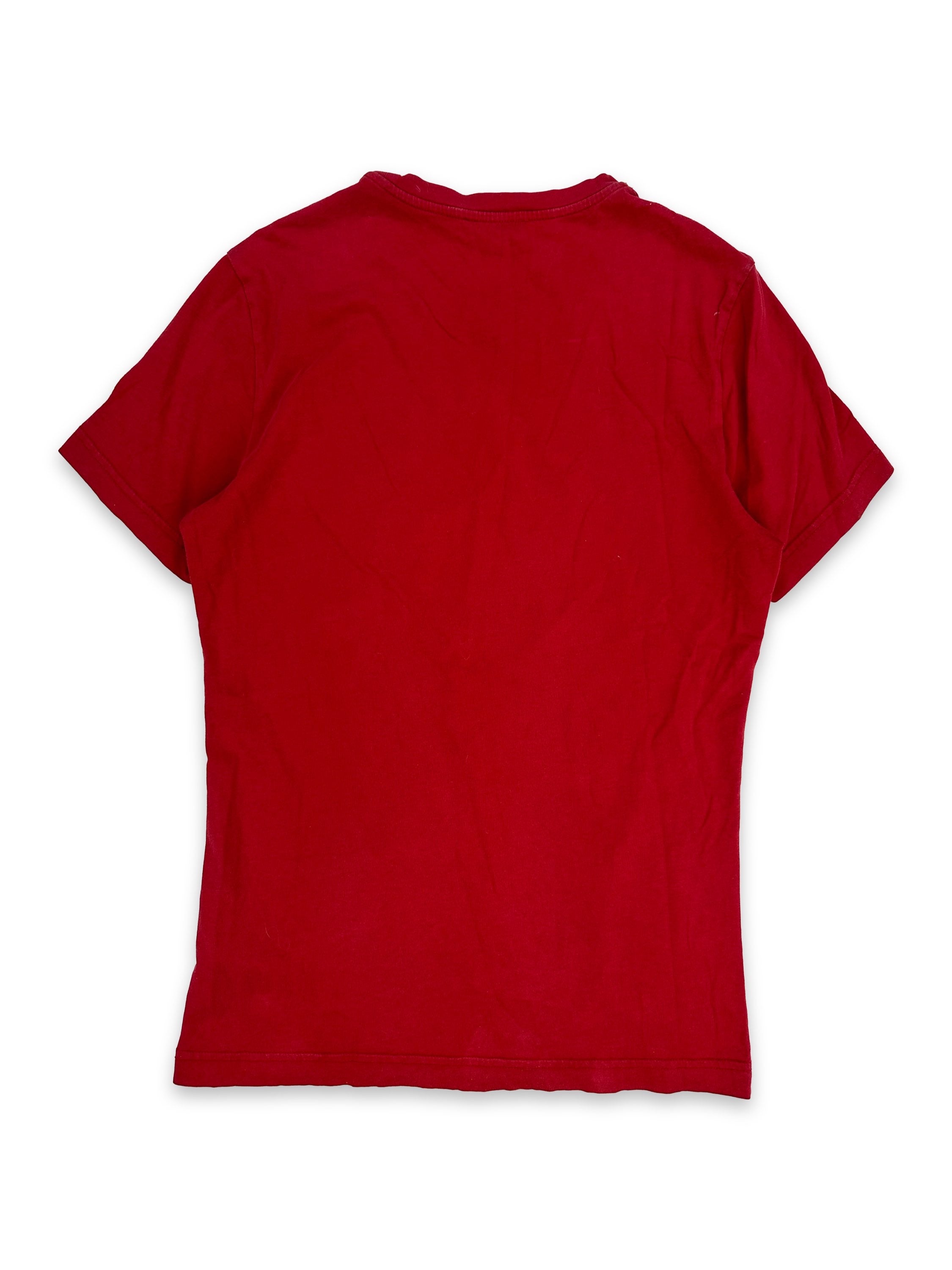 Versace Graphic Cherry Red Logo T-Shirt
