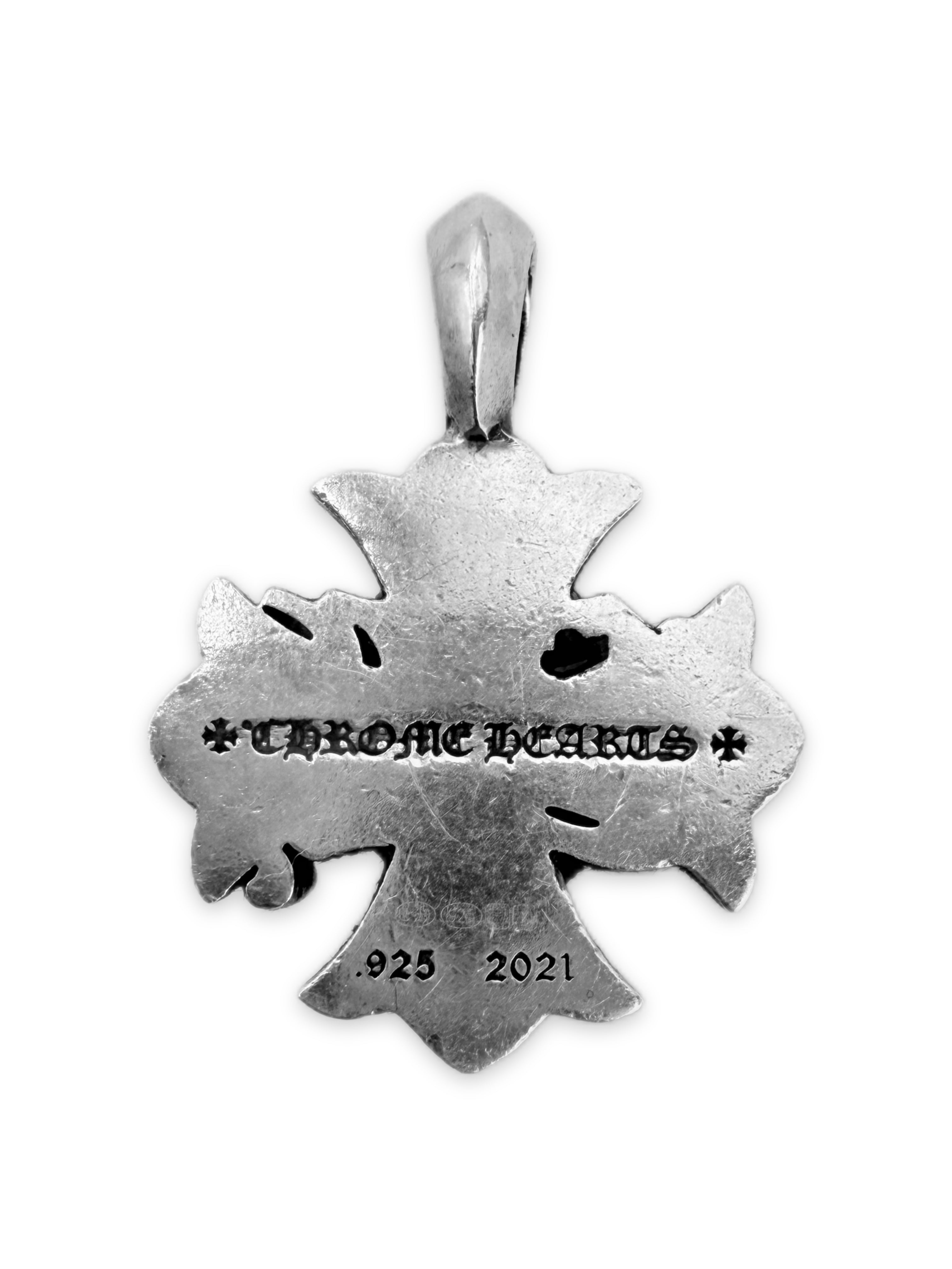 Chrome Hearts ‘CH’ Plus .925 Silver Pendant