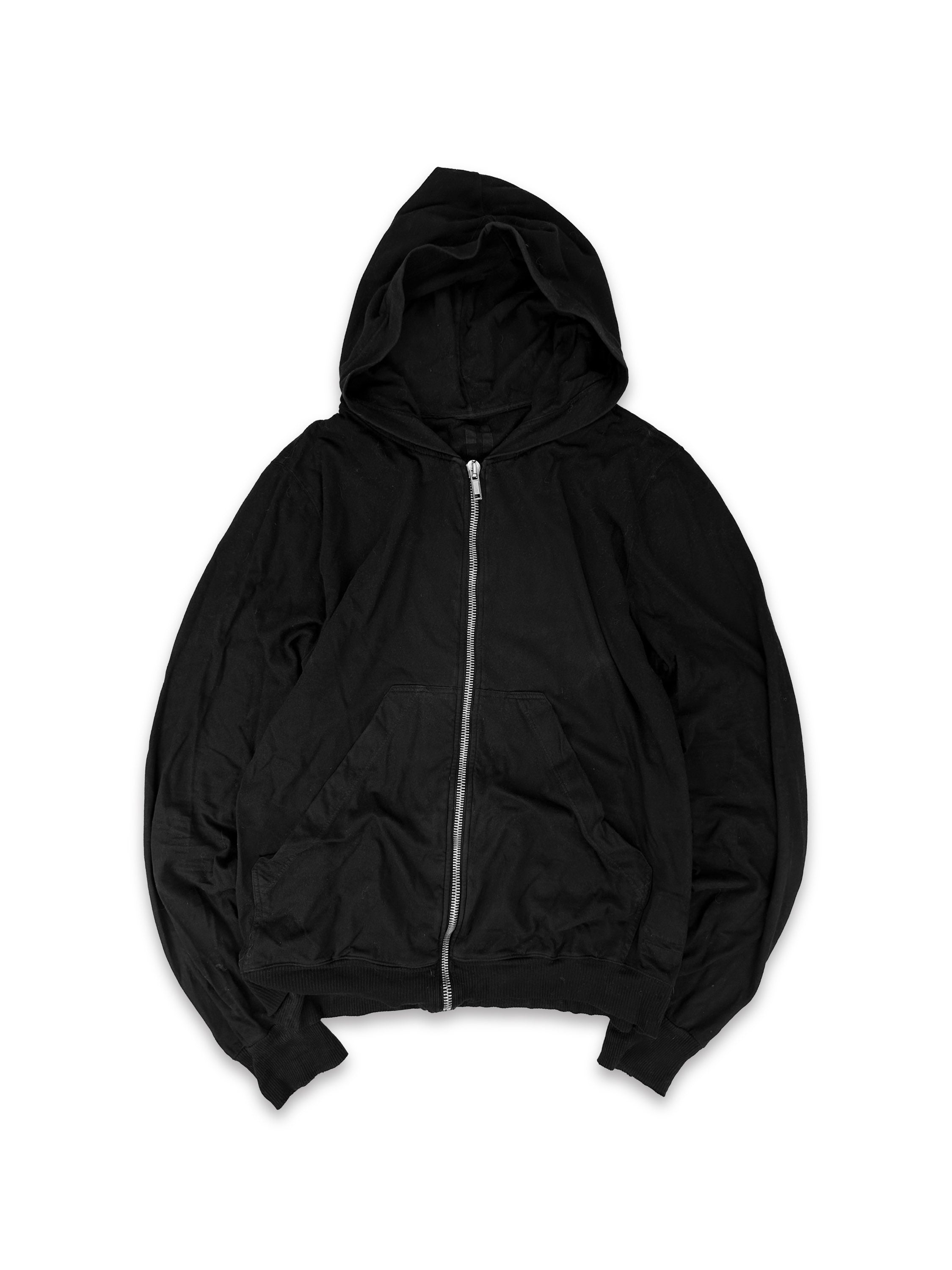 Rick Owens DRKSHDW Full-zip Black Hoodie