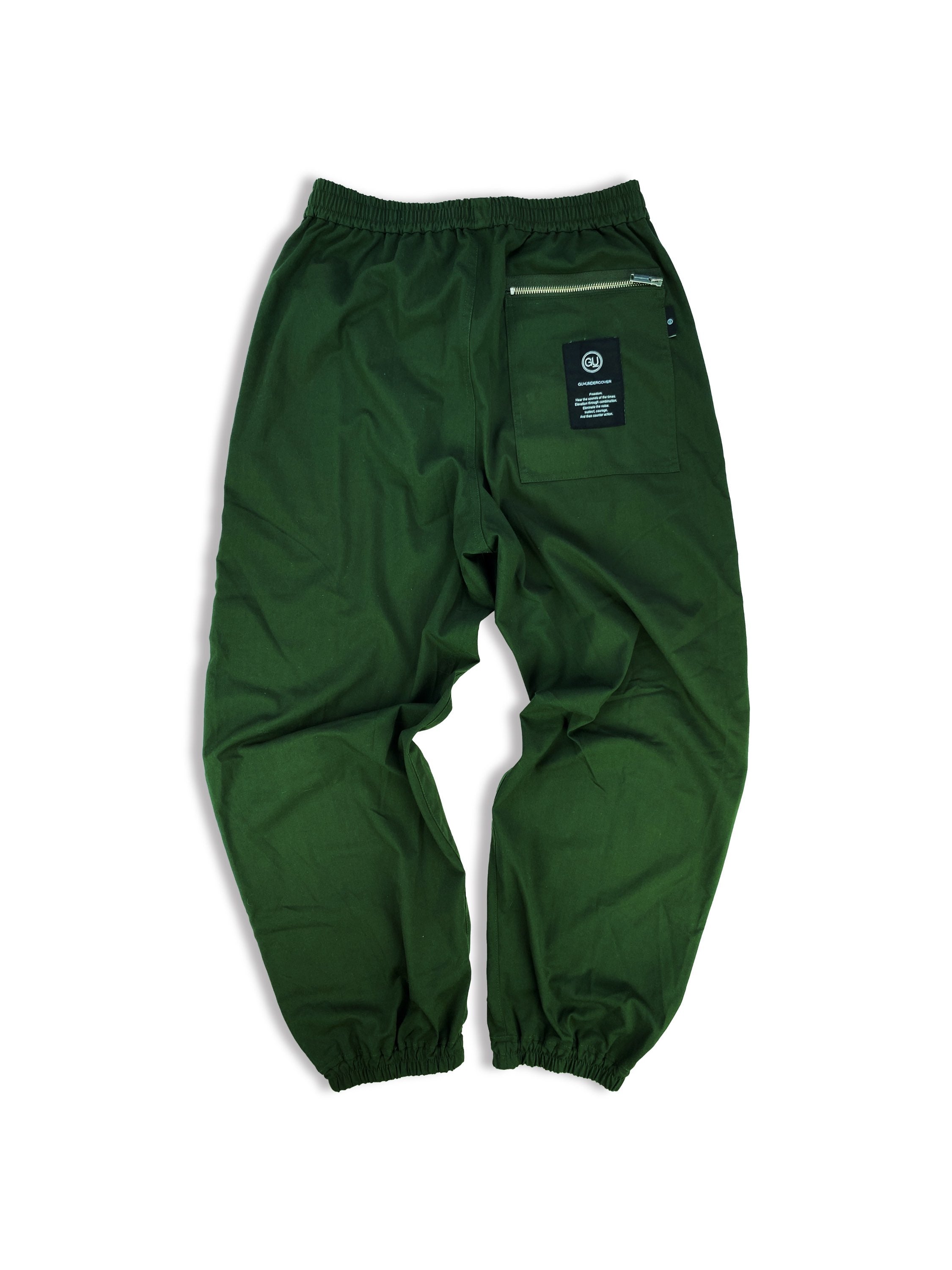 Undercover Forest Green Multi-zip Cargo Pocket Pants