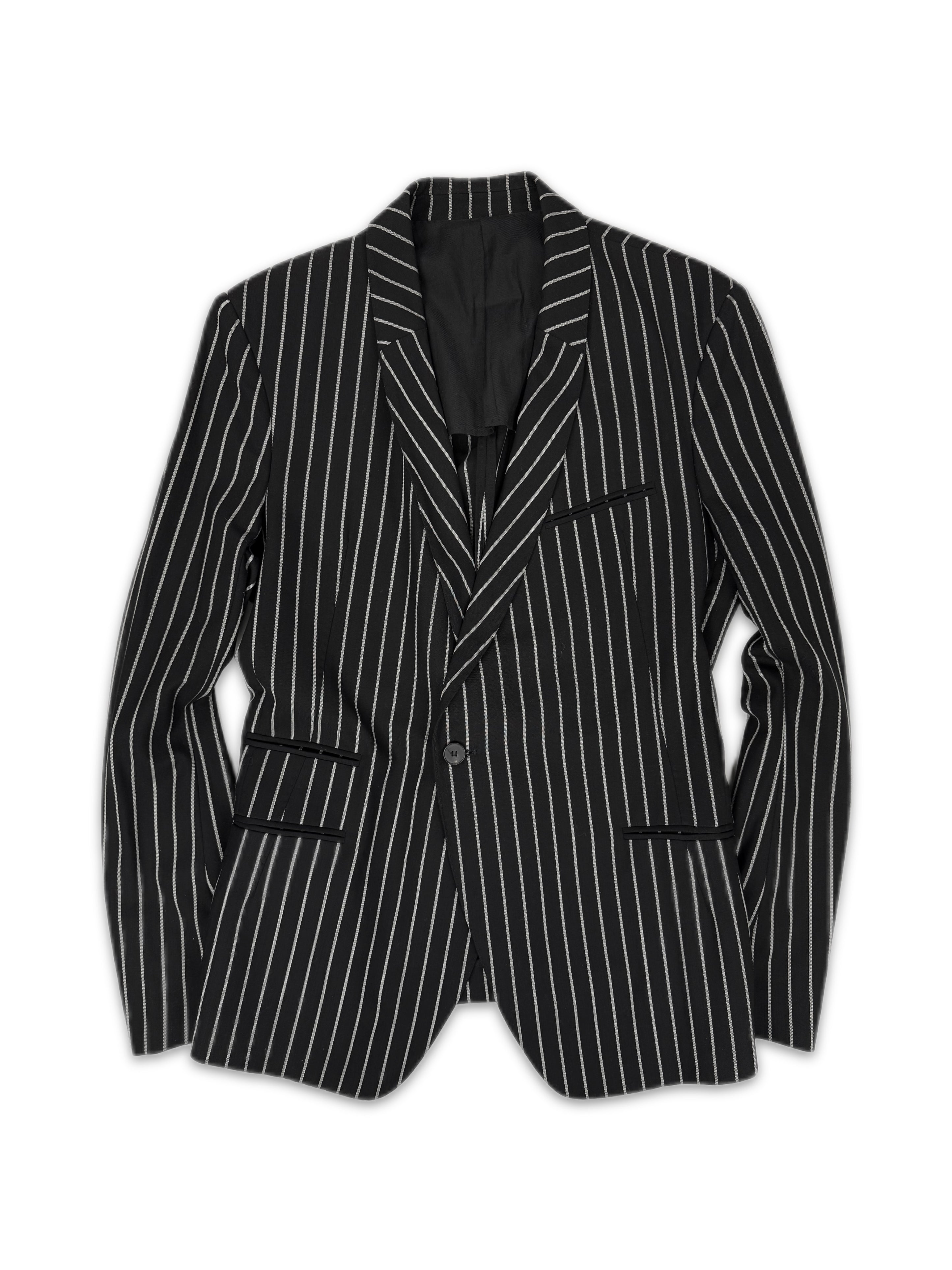 SS16 Haider Ackermann Pinstripe Double Breasted Blazer Jacket