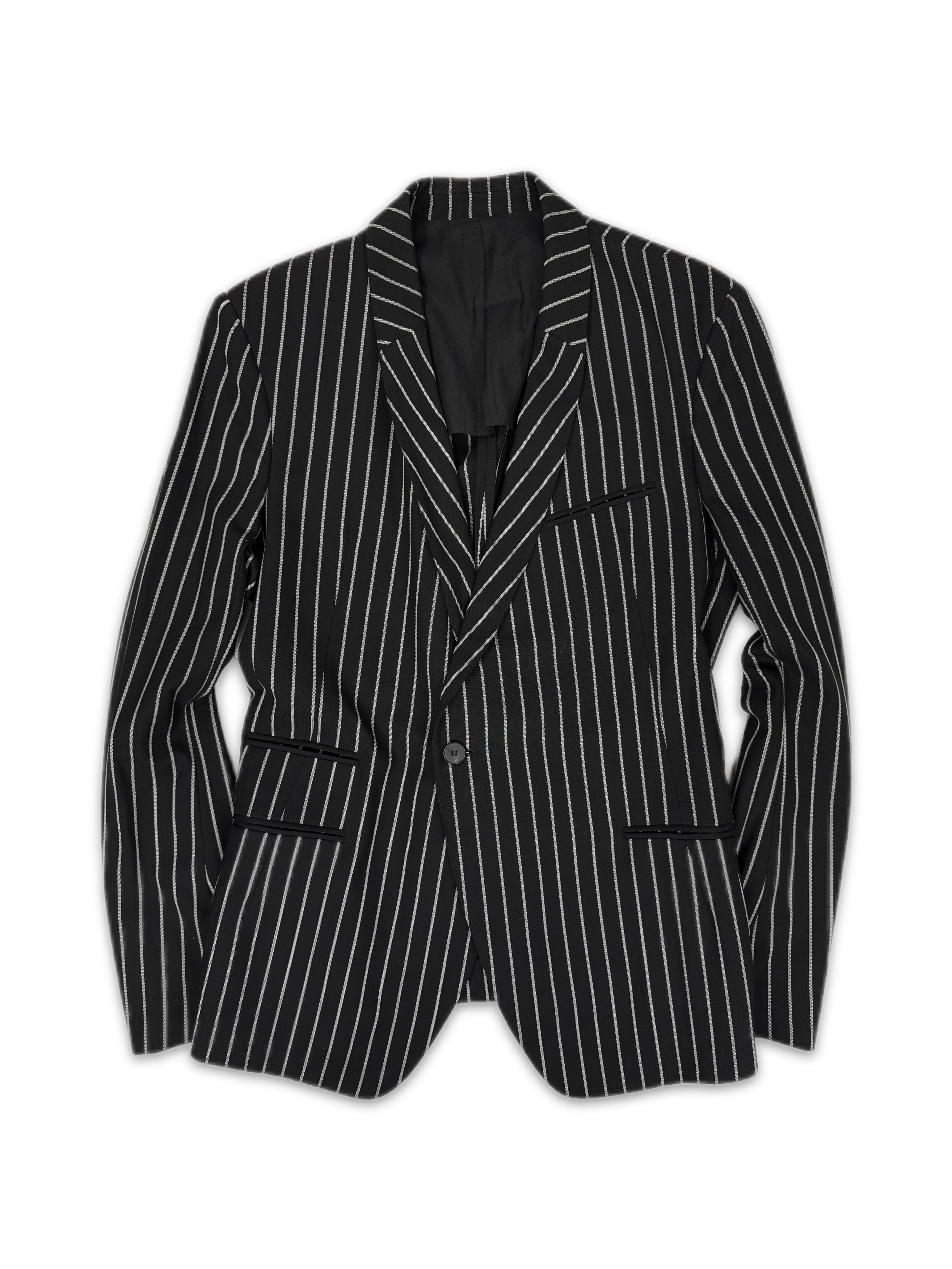 SS16 Haider Ackermann Pinstripe Double Breasted Blazer Jacket