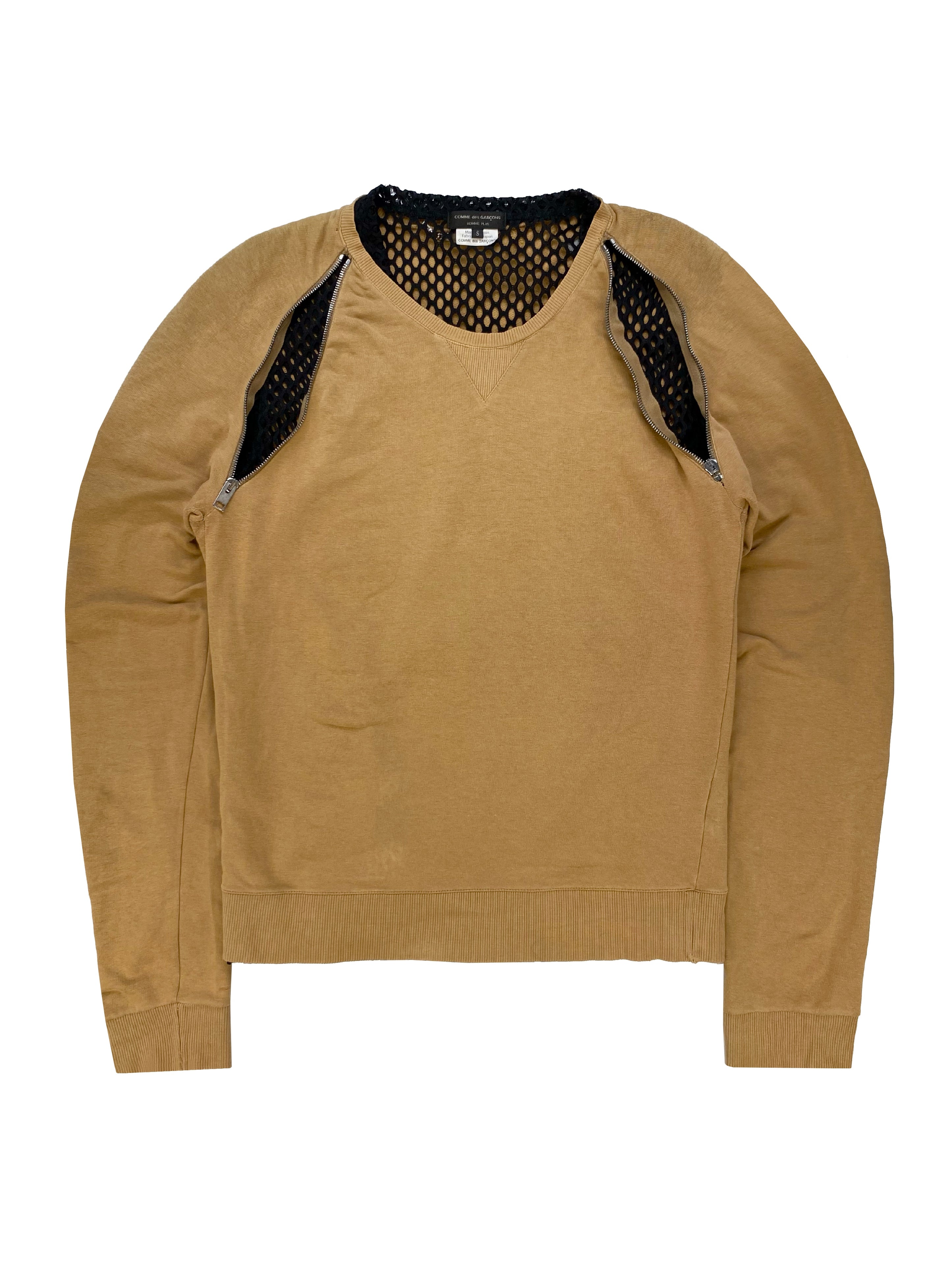 AW04 Dior Homme by Hedi Slimane Shoulder Zip Longsleeve