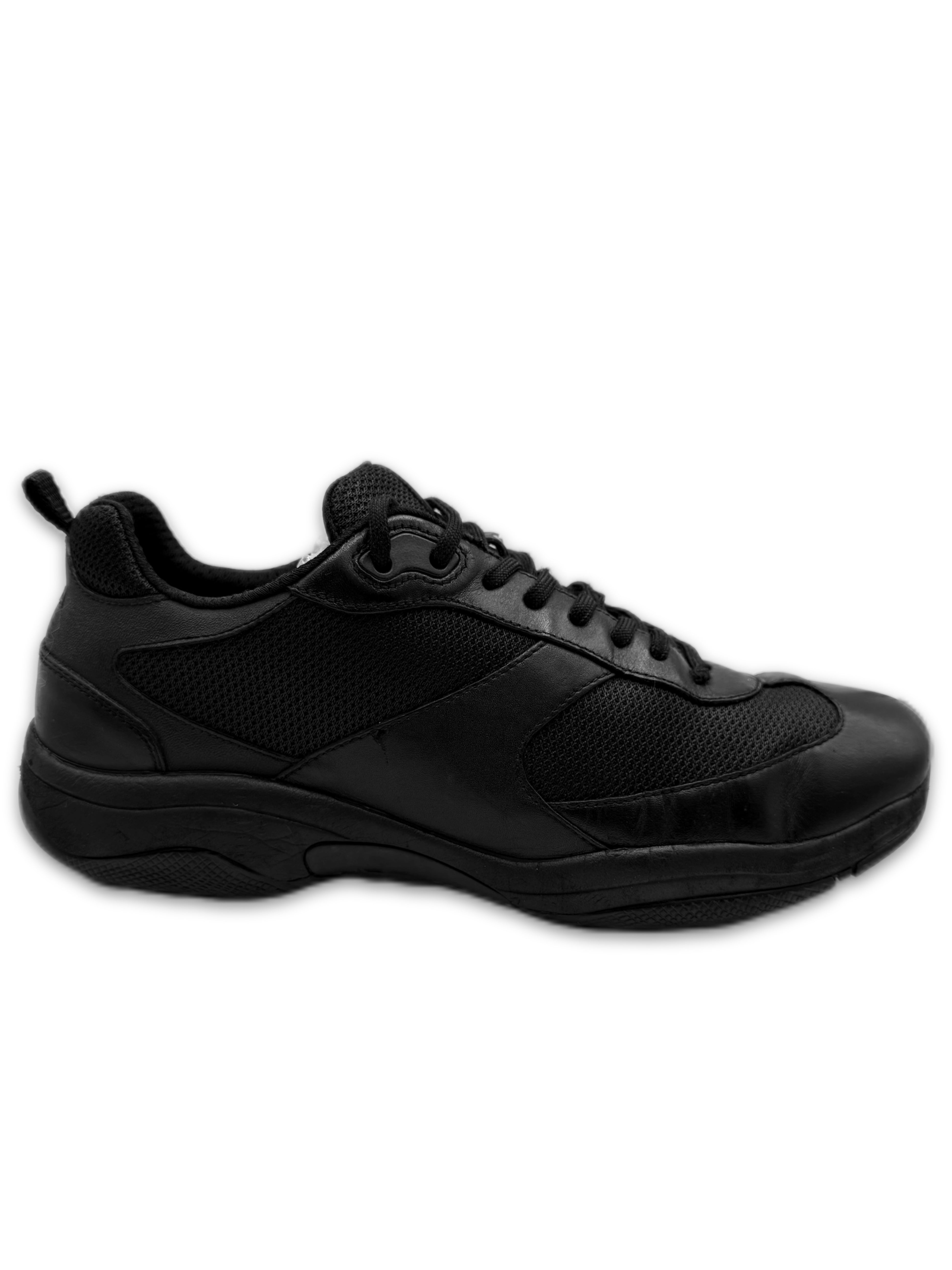 Prada ‘America’s Cup’ Black Leather Linea Rossa Sneakers