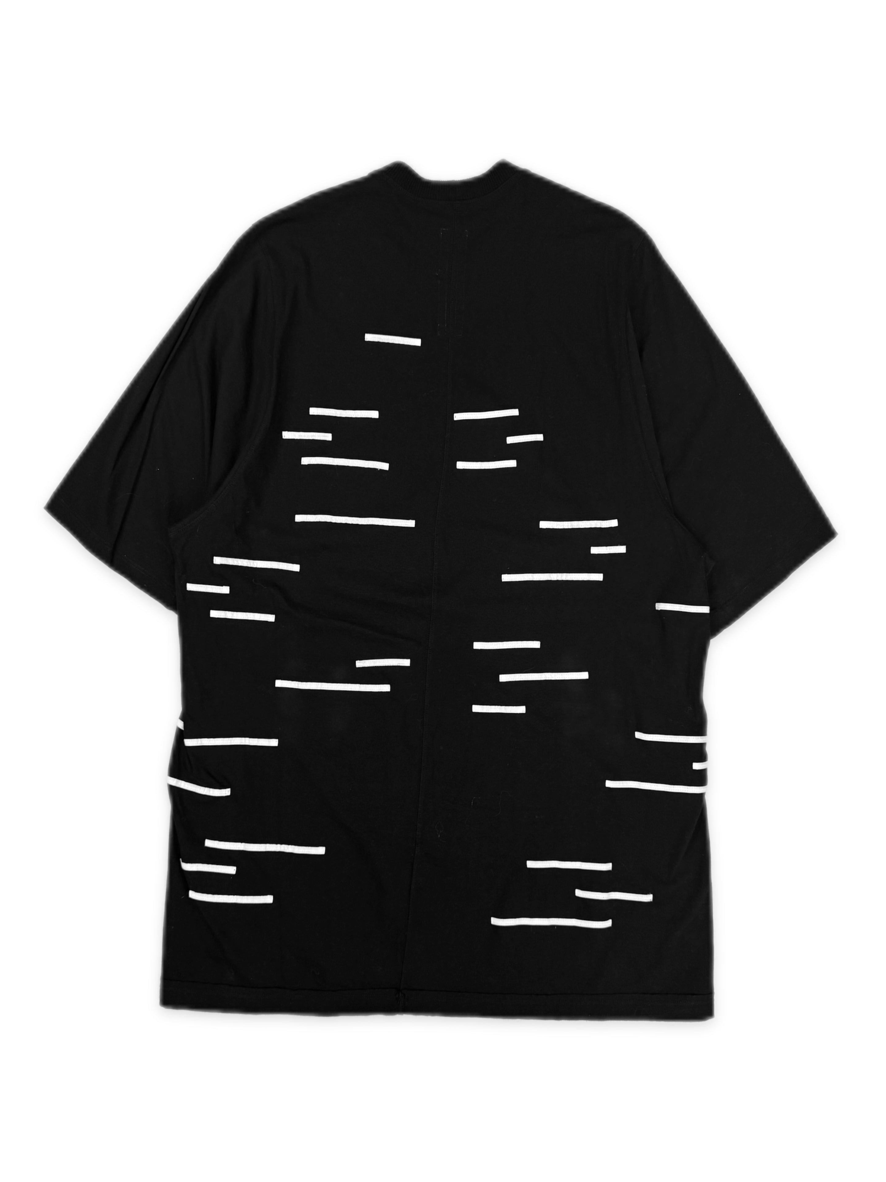 2013 Rick Owens DRKSHDW Embroidered Line T-Shirt
