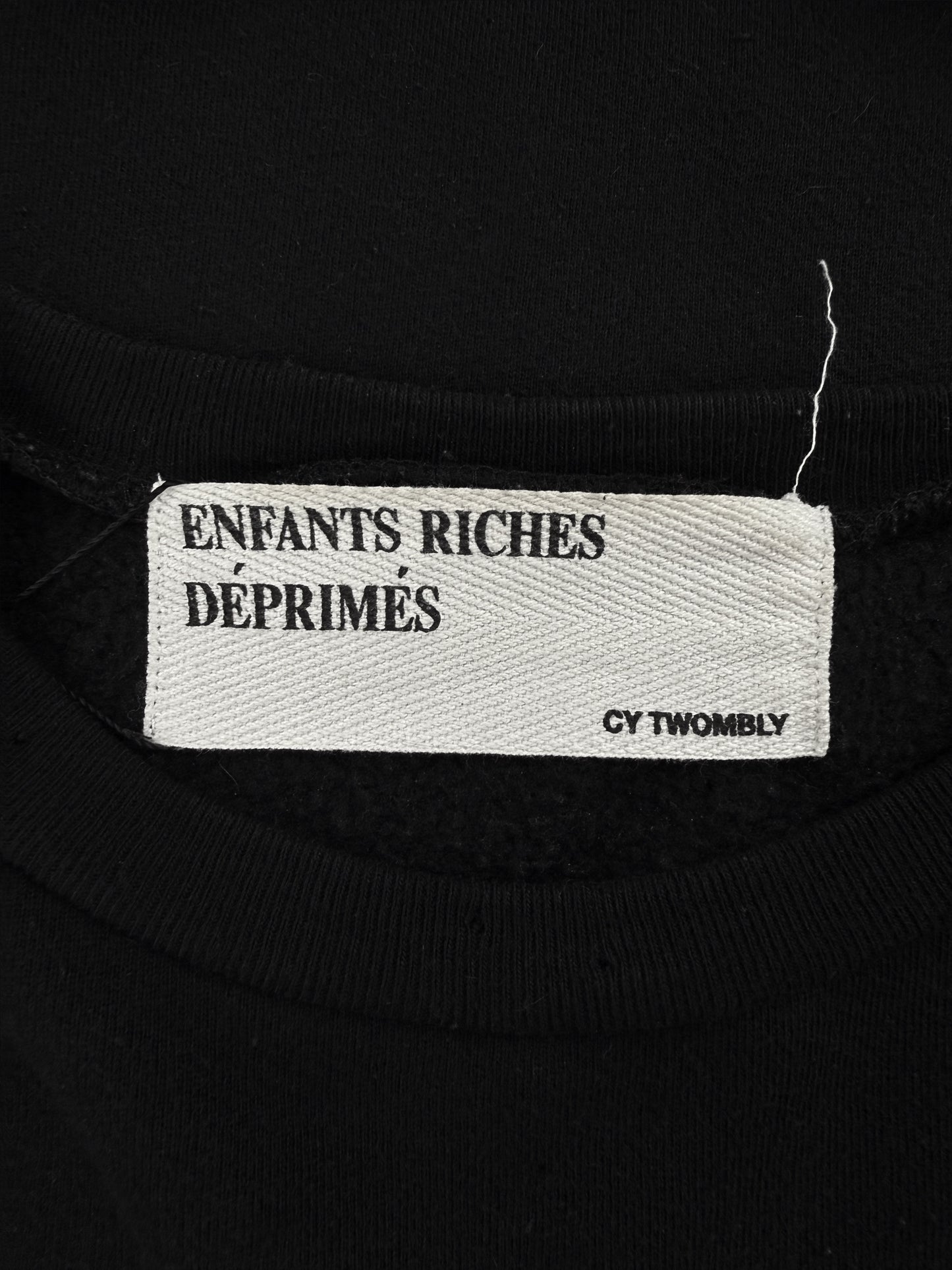SS16 Enfants Riches Déprimés x Cy Twombly Cemetery Canvas Sweater