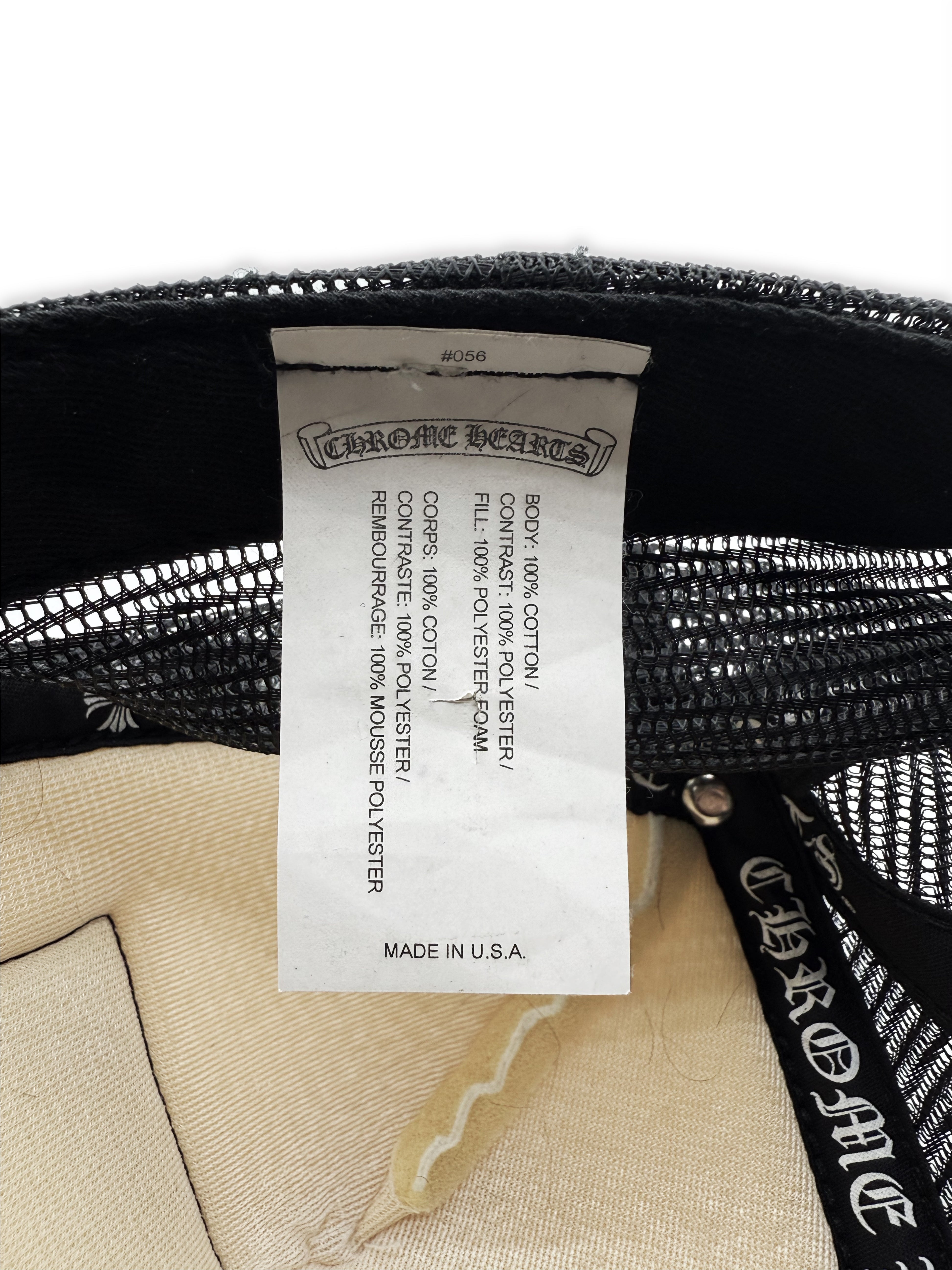 Chrome Hearts ‘Fuck’ Hollywood Exclusive Mesh Trucker Hat