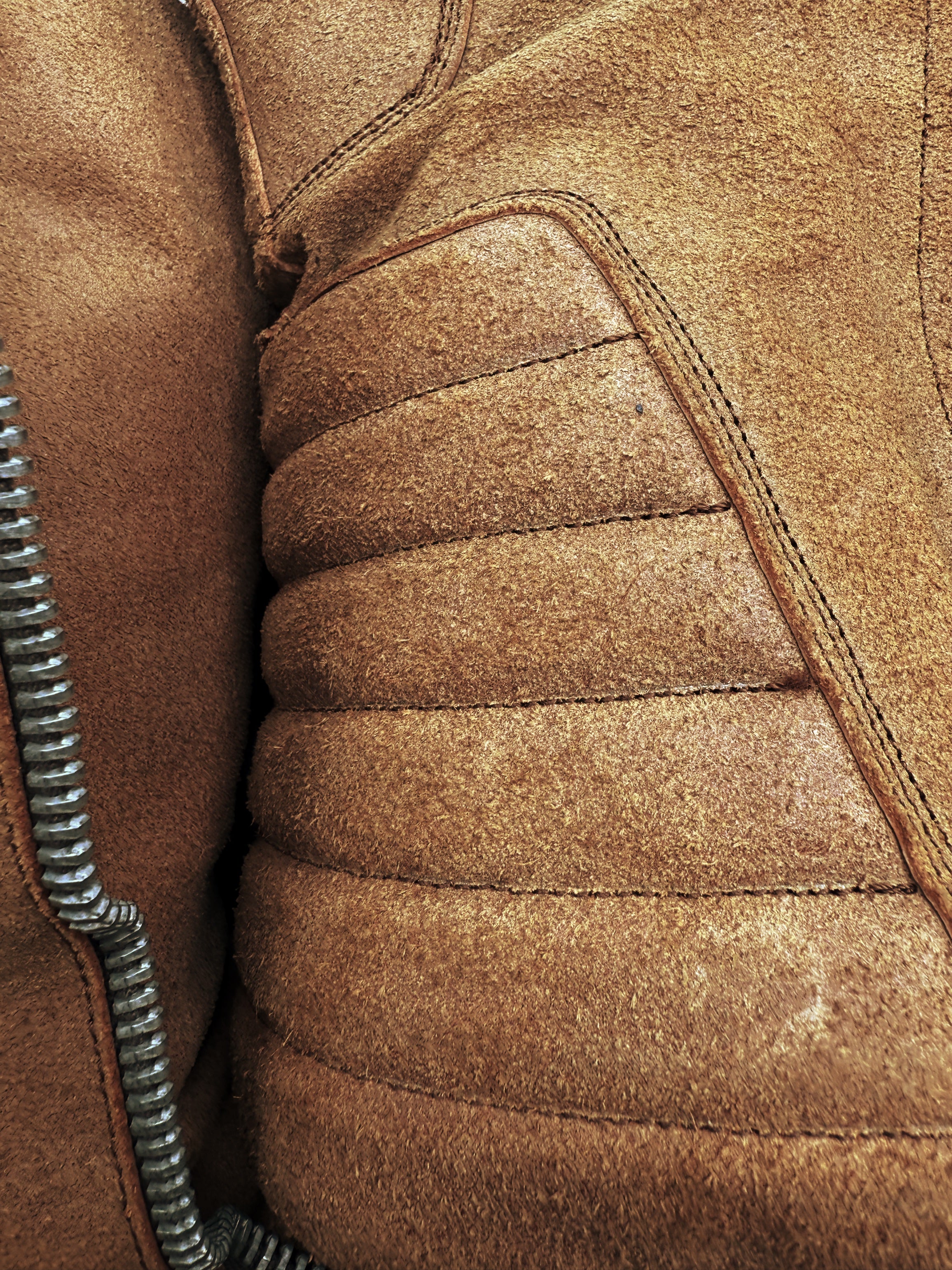 AW11 Rick Owens ‘Mohawk’ Limo Brown Suede Front Zip Hi-top Boots