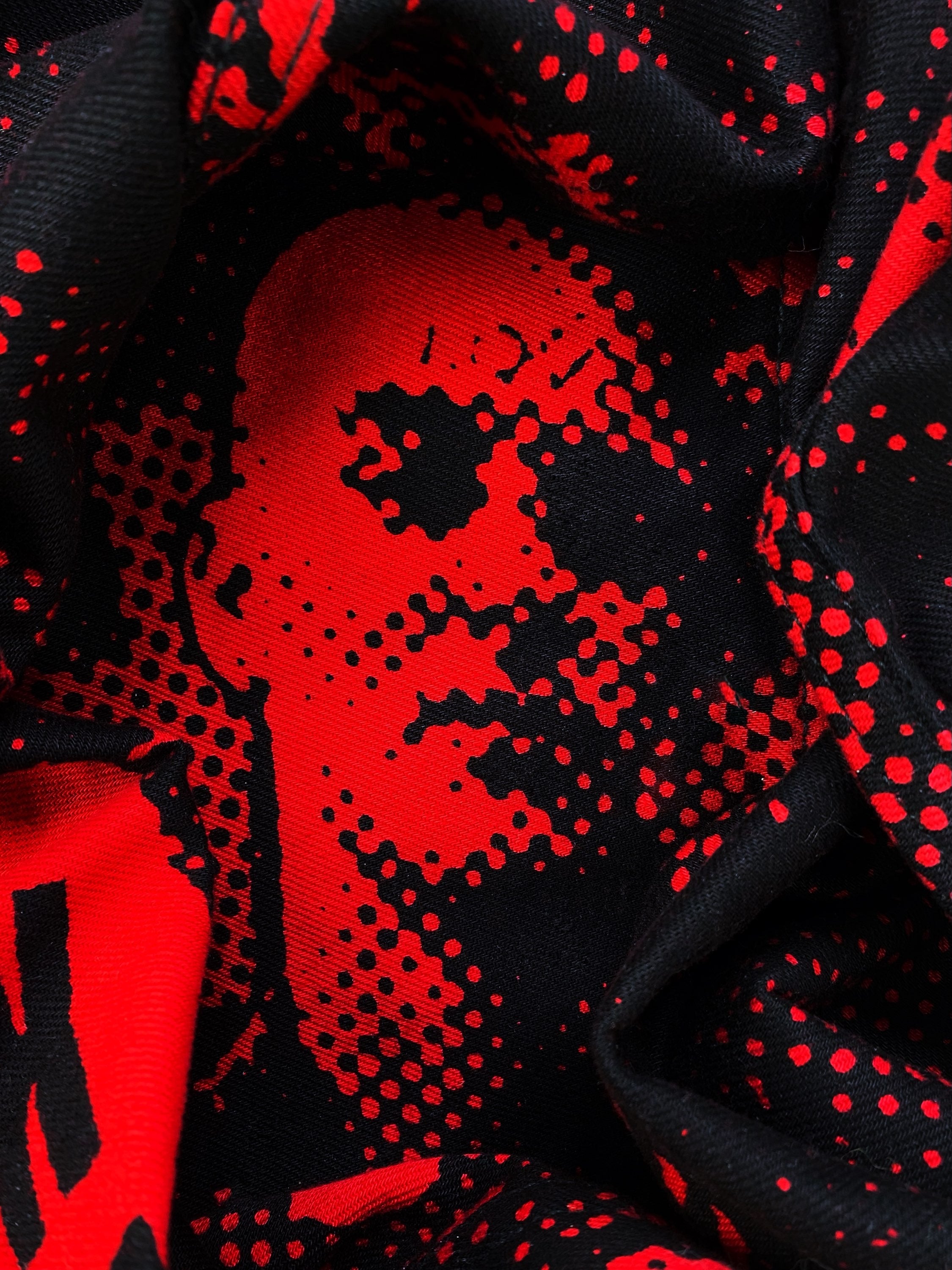 SS19 Supreme x Jean Paul Gaultier ‘Fuck Racism’ Pointillism Denim Jacket