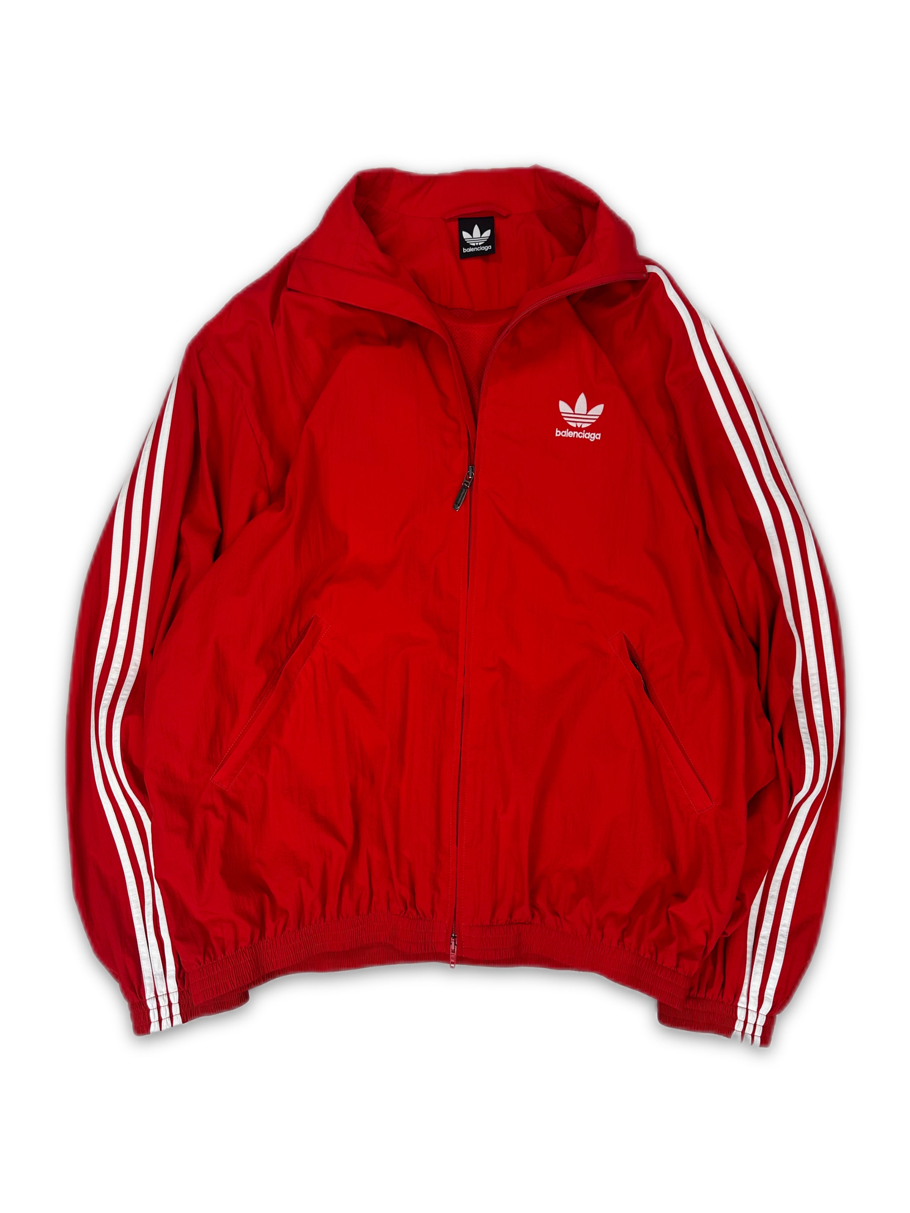 SS23 Balenciaga x Adidas ‘Three Stripe’ Red Track Jacket