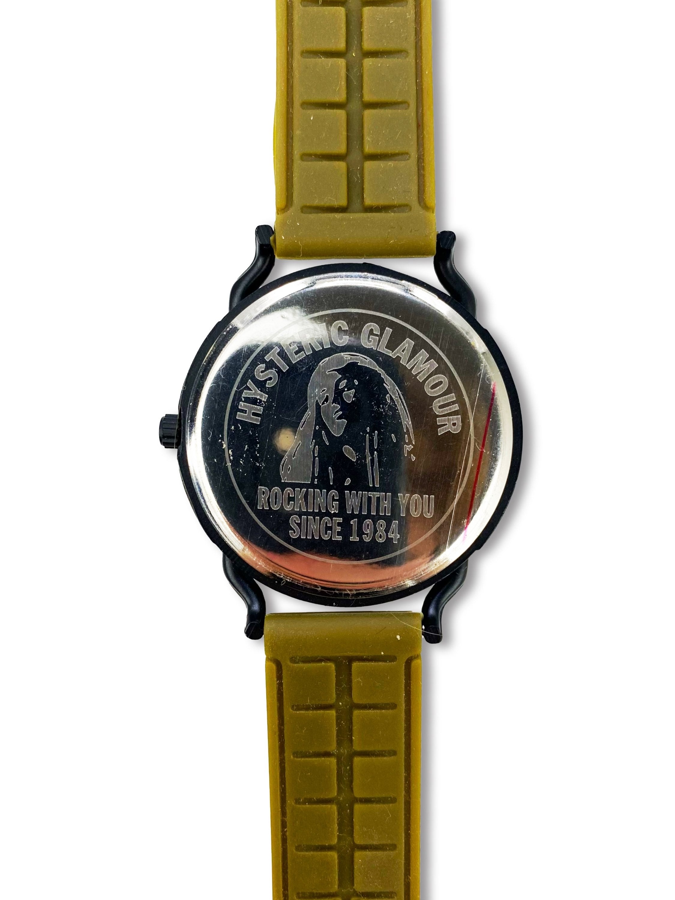 Hysteric Glamour Olive Green ‘Show Girl’ Metallic Watch