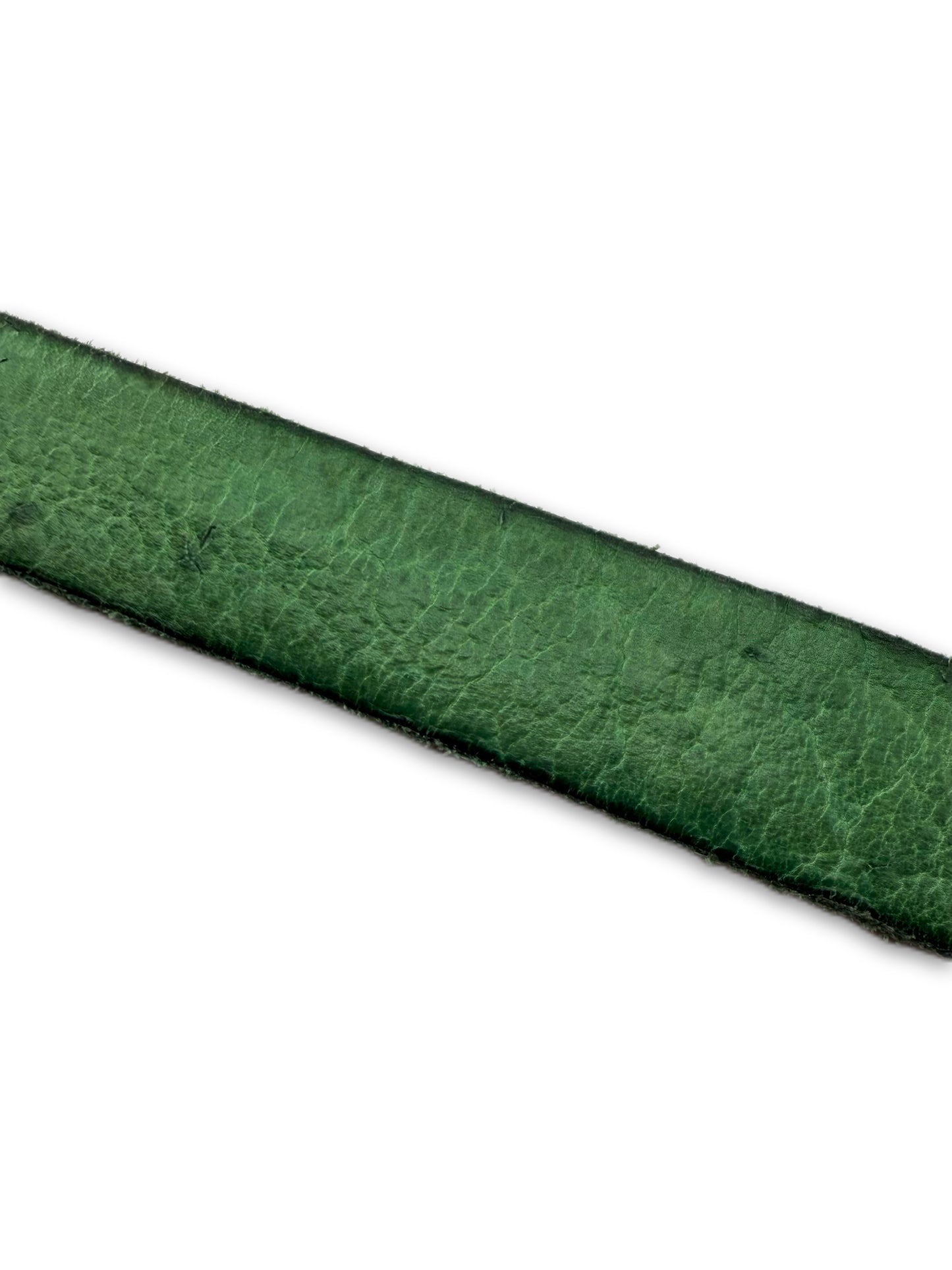 Carol Christian Poell ‘90° Anatomical’ L Green SAFE Leather Belt